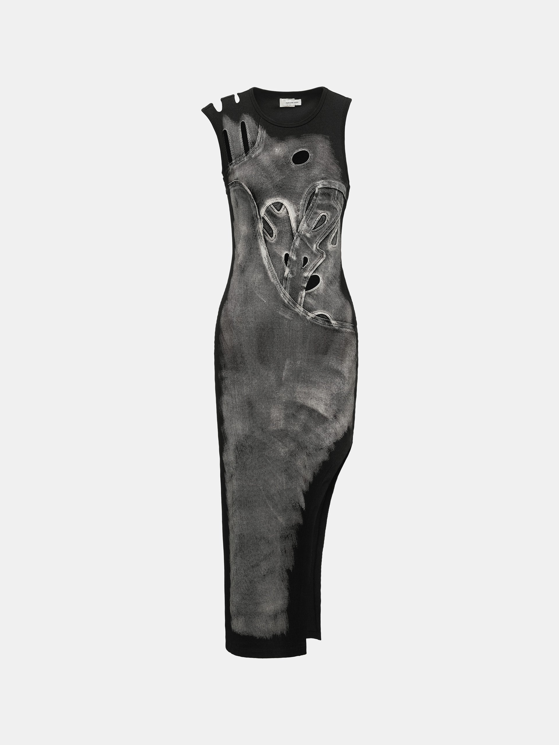 DECONSTRUCTED JERSEY DRESS
