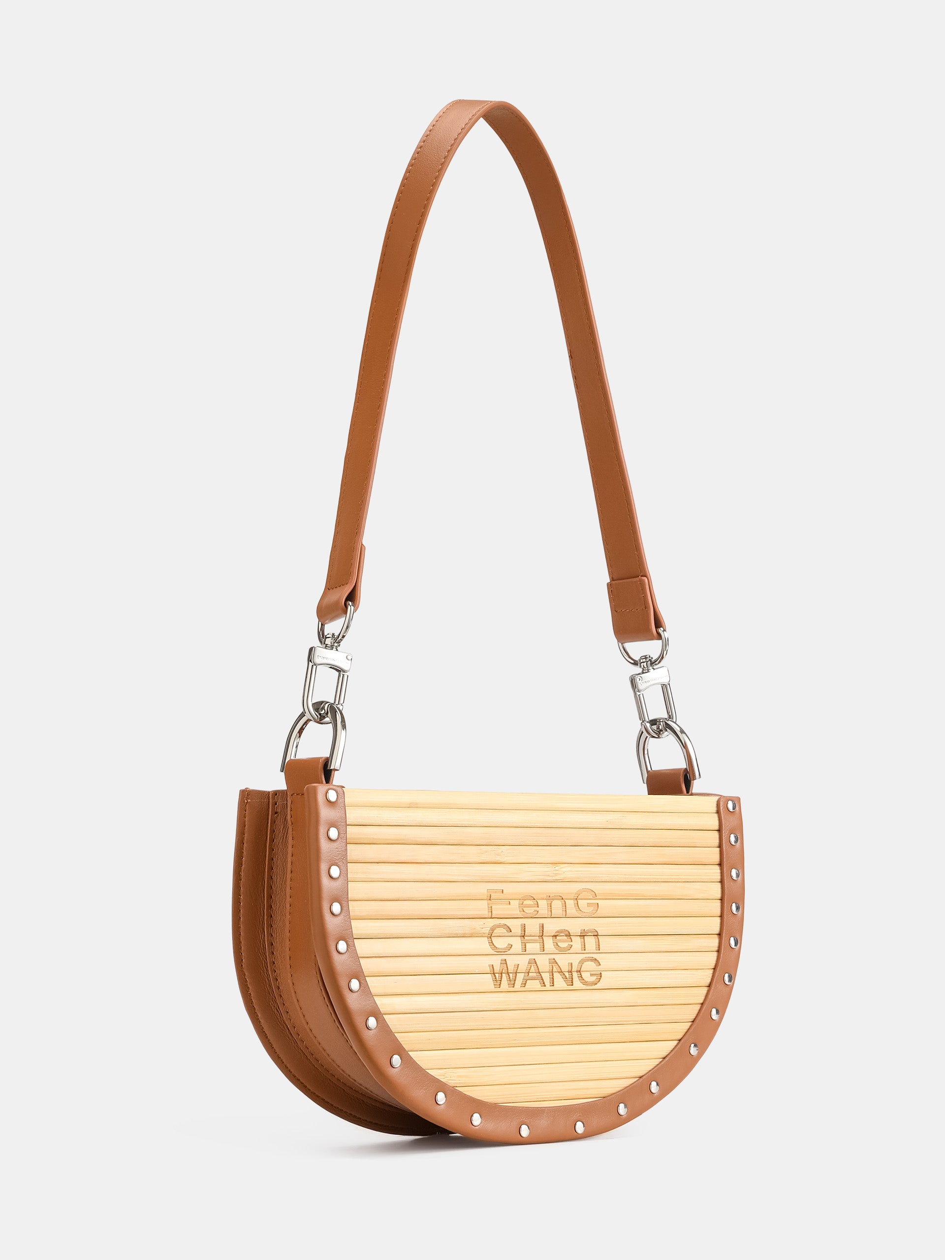 HALF ROUND BAMBOO BAG