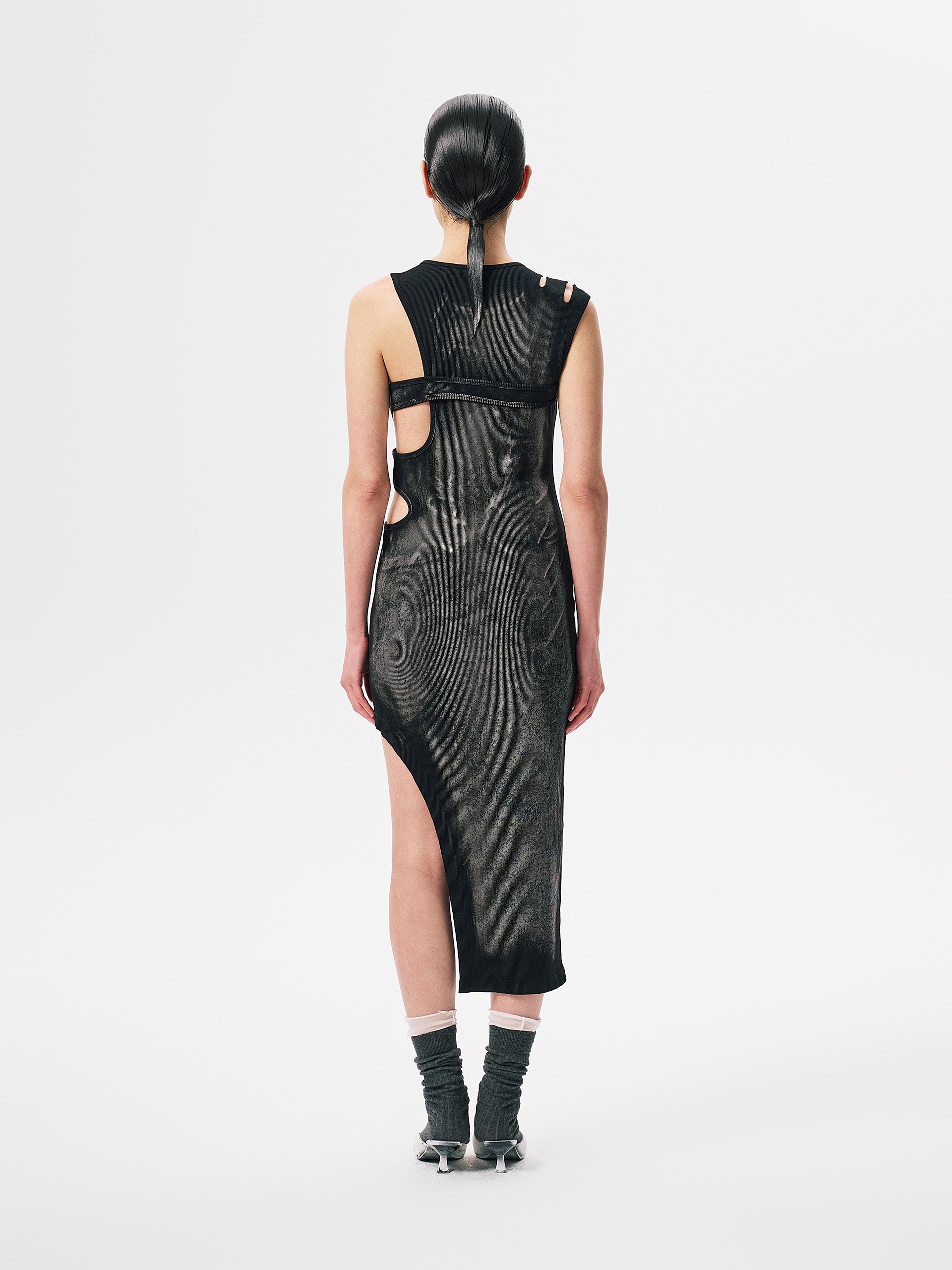 DECONSTRUCTED JERSEY DRESS