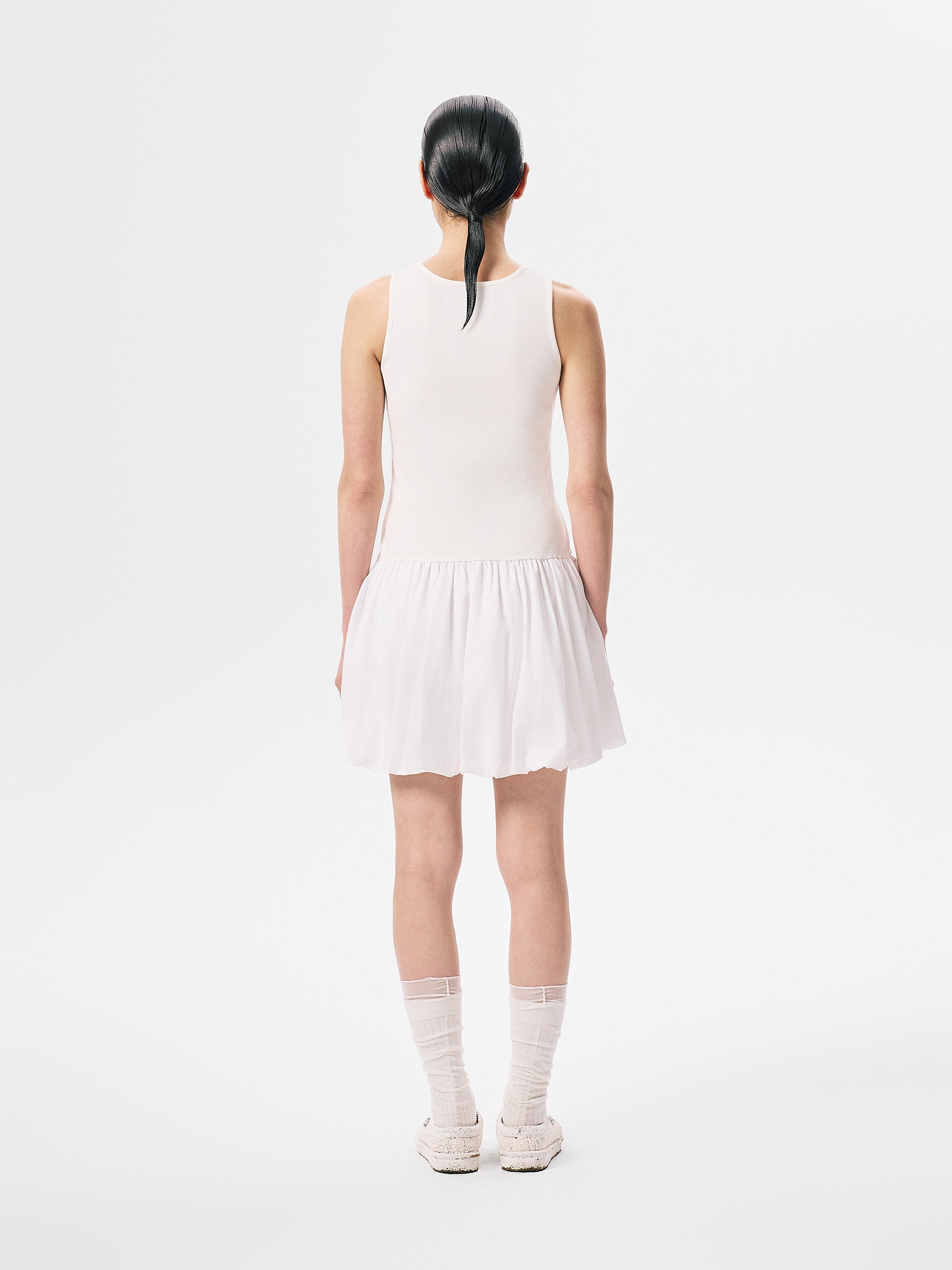 RIBBED JERSEY DRESS
