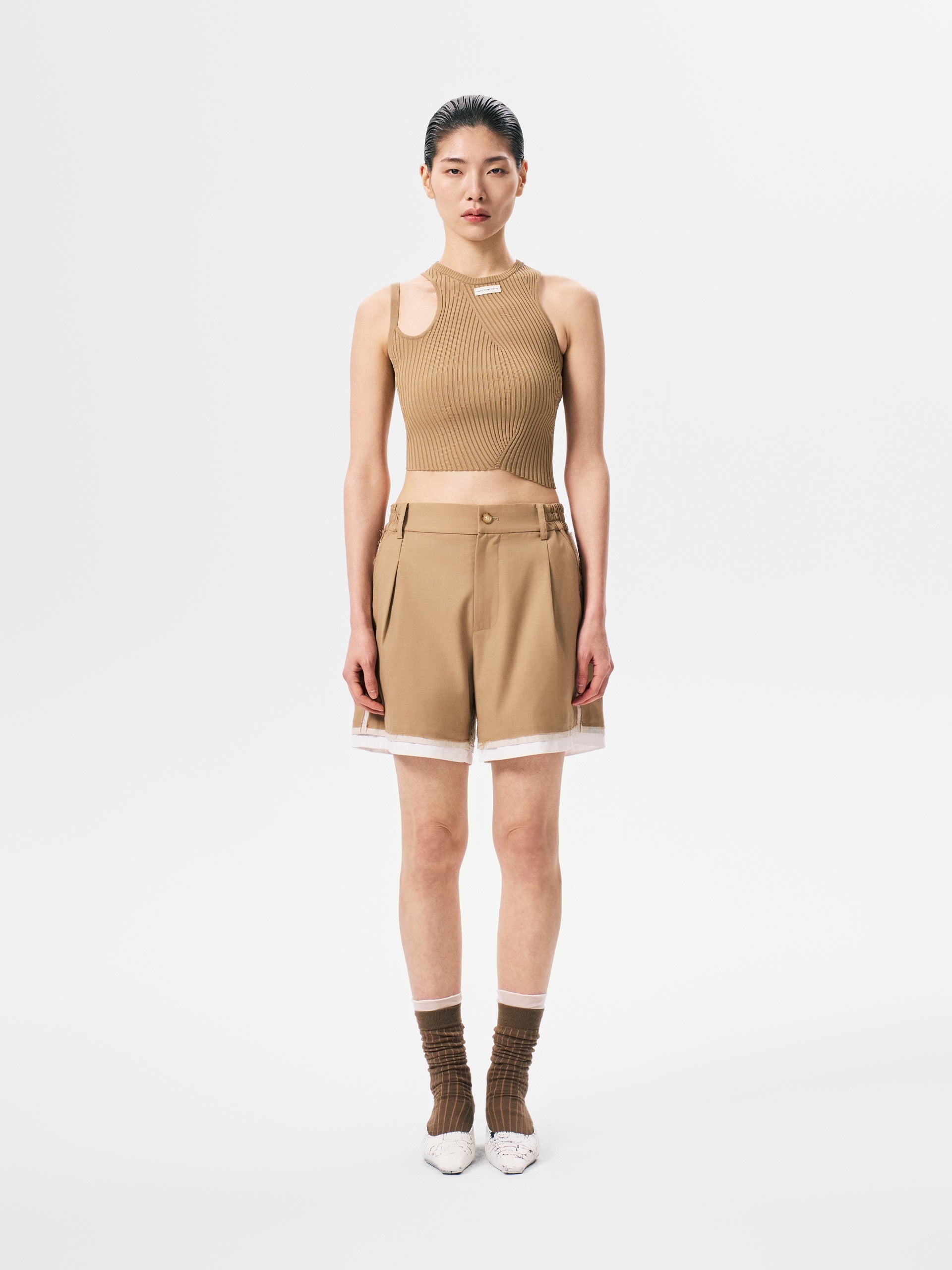 PANELED SHORTS