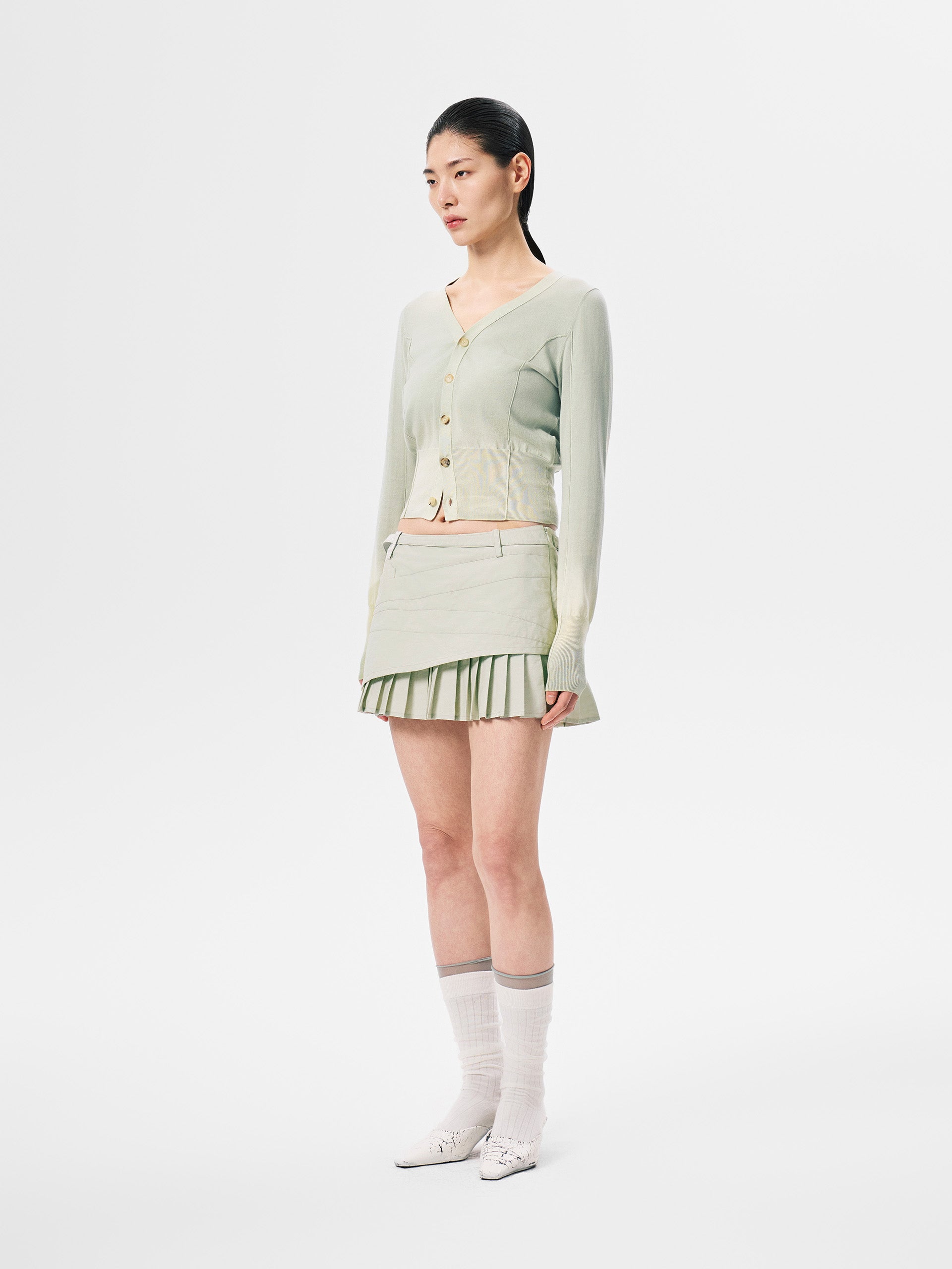 PLEATED SKIRT