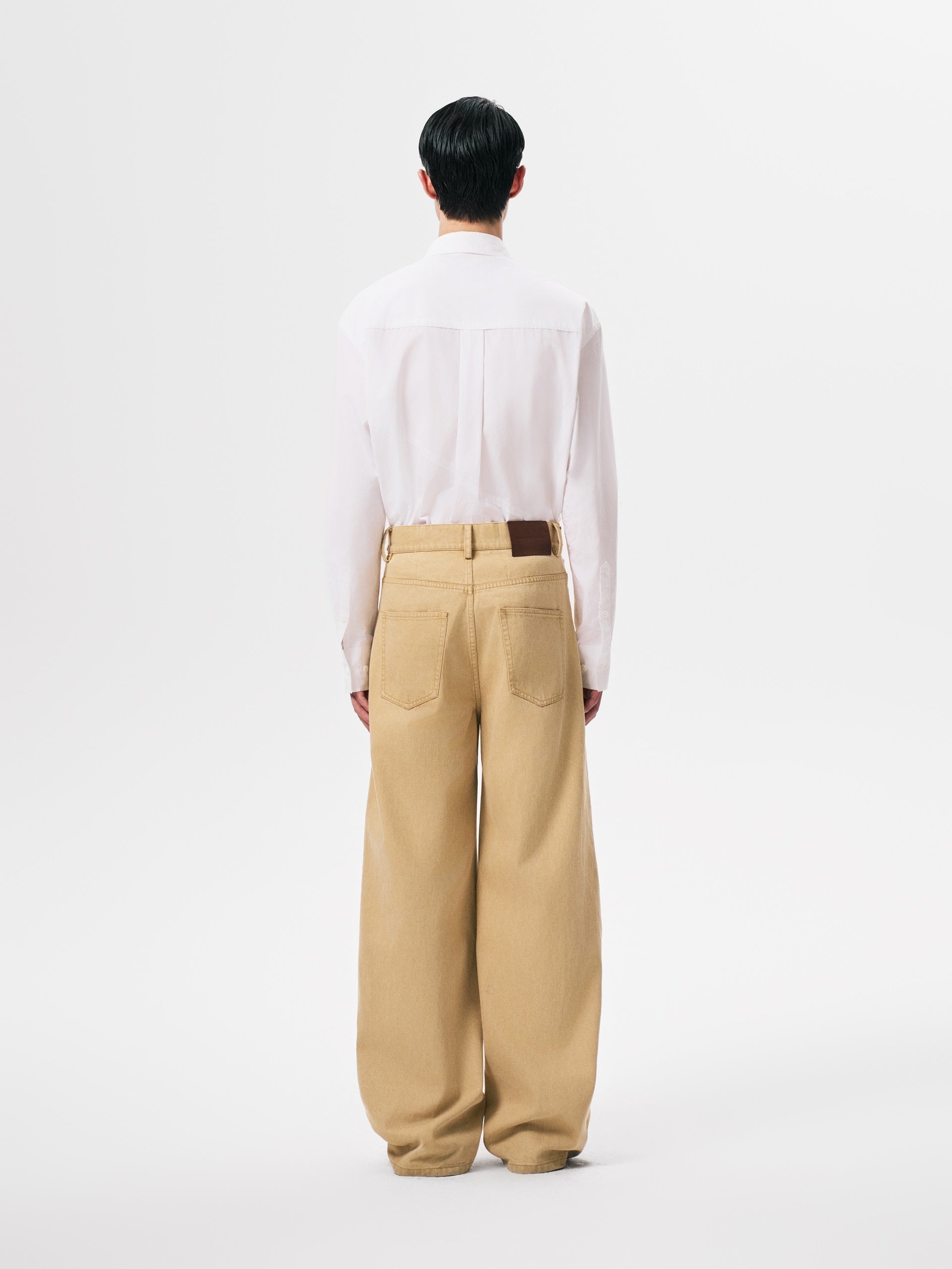 DENIM WASHED PANTS