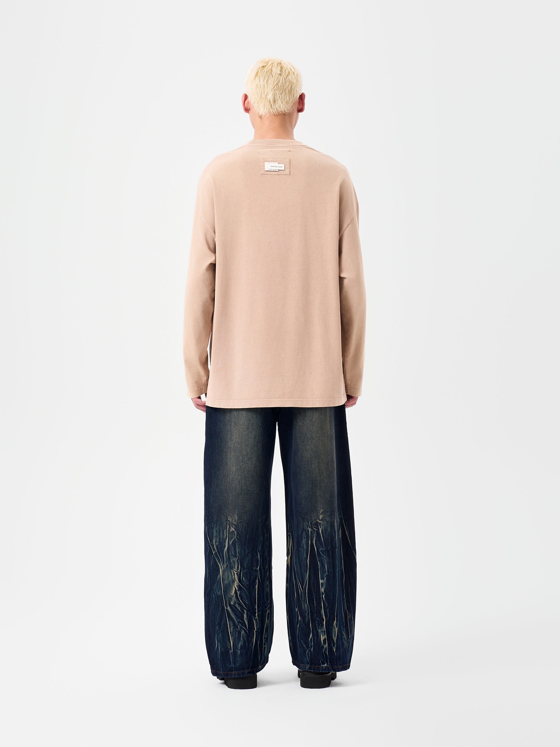 DECONSTRUCTED WASHED LONG-SLEEVE BASE TEE