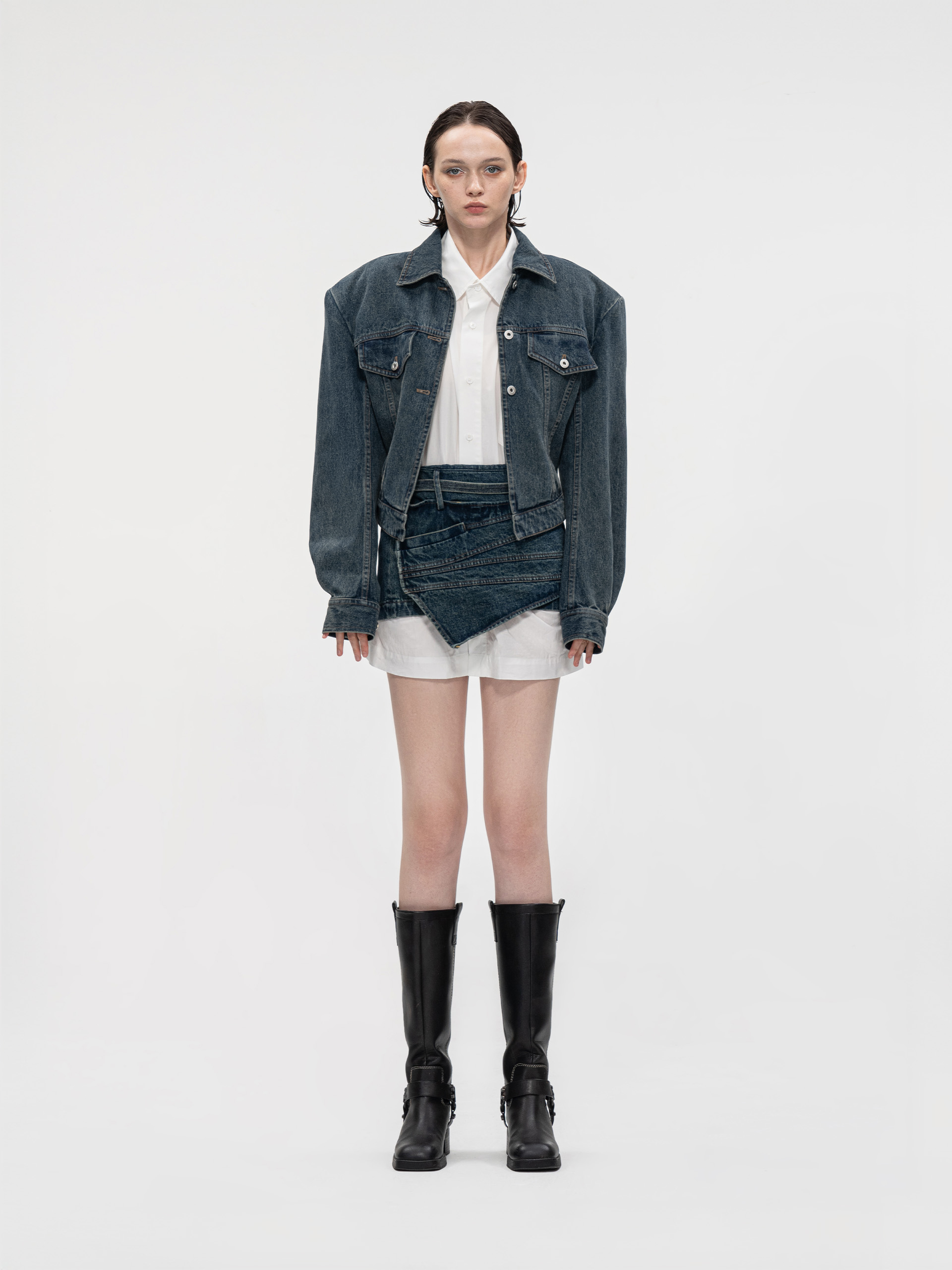 CROPPED WAIST JACKET