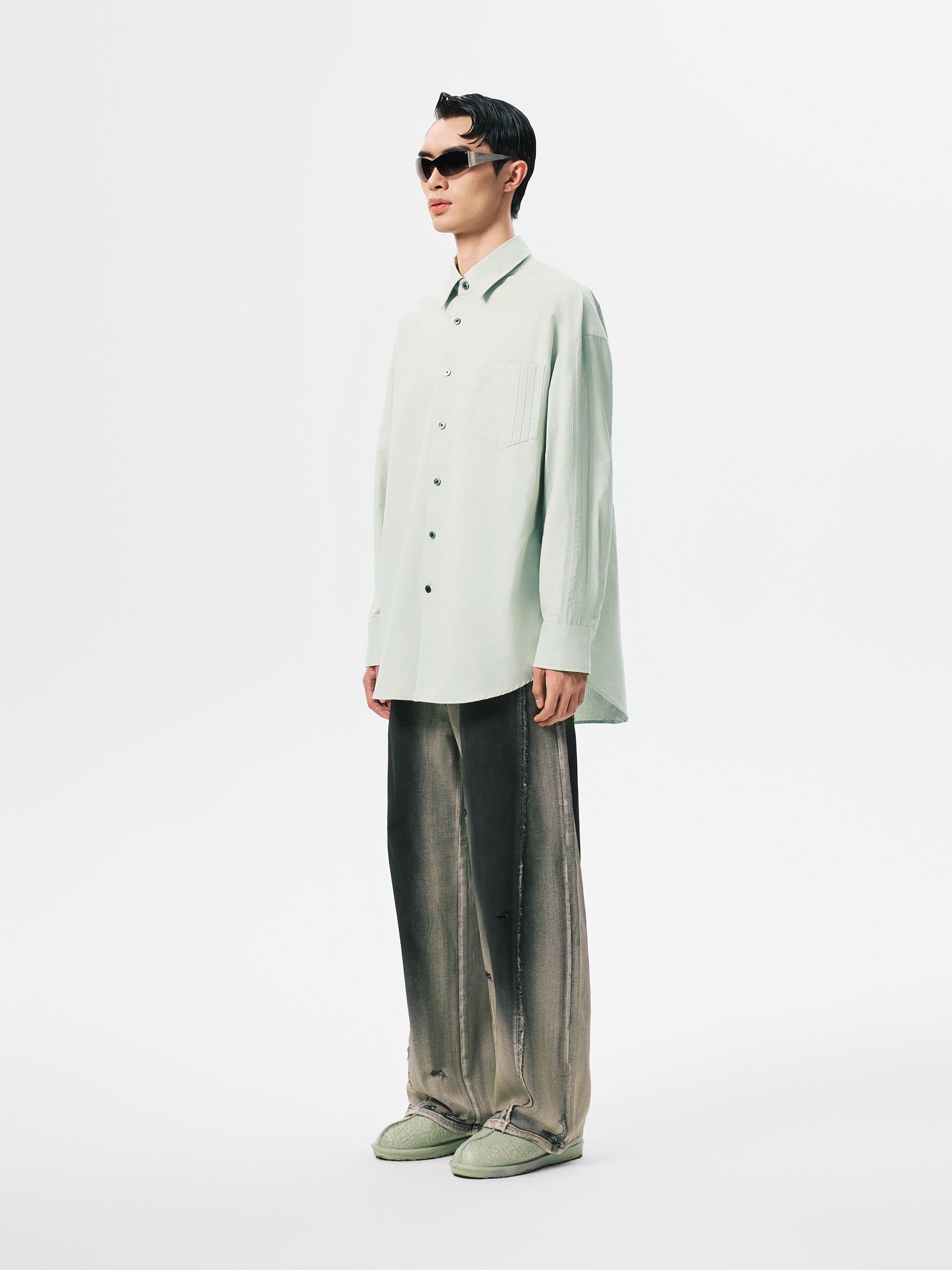 PLEATED SHIRT