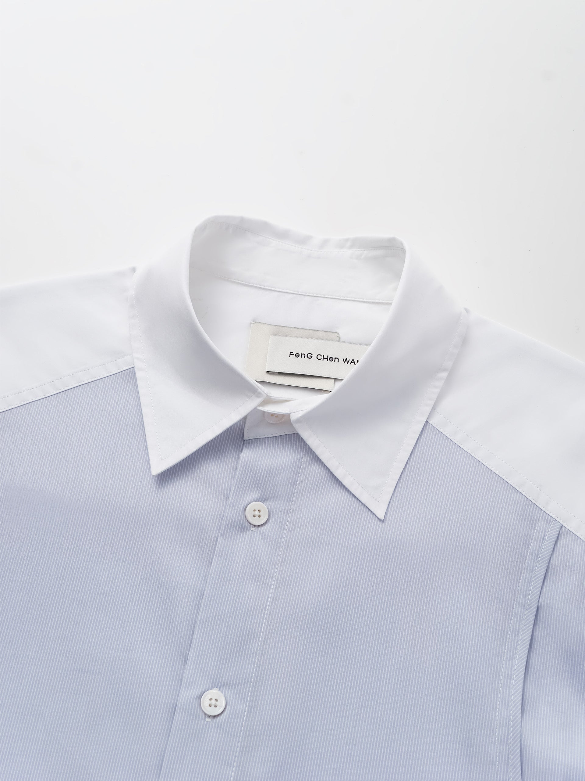 SPLICED STRIPED SHIRT