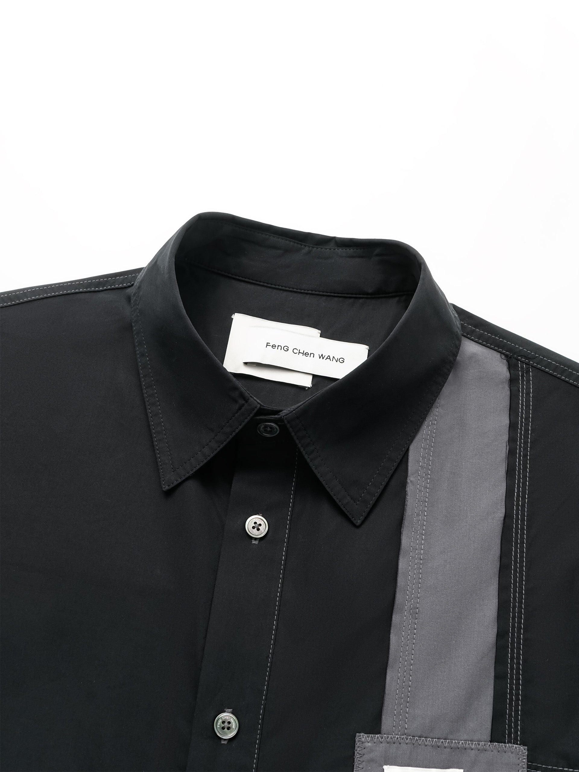 DARK PATCHWORK SHIRT