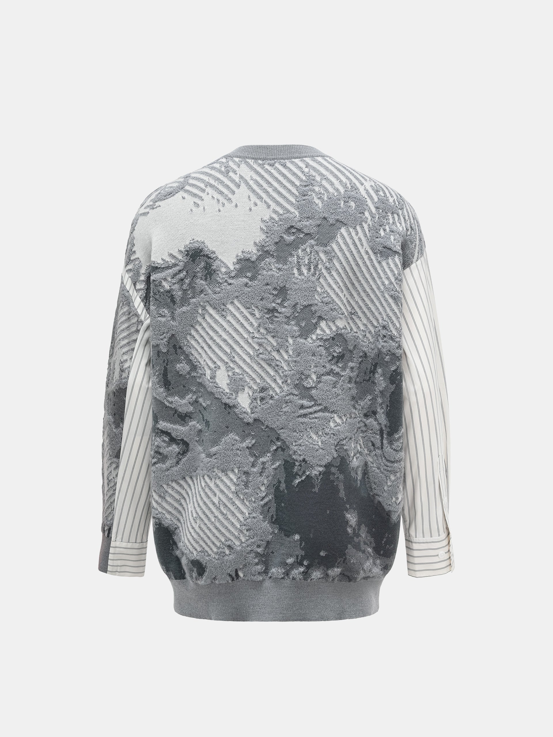 LANDSCAPE PAINTING JACQUARD JUMPER