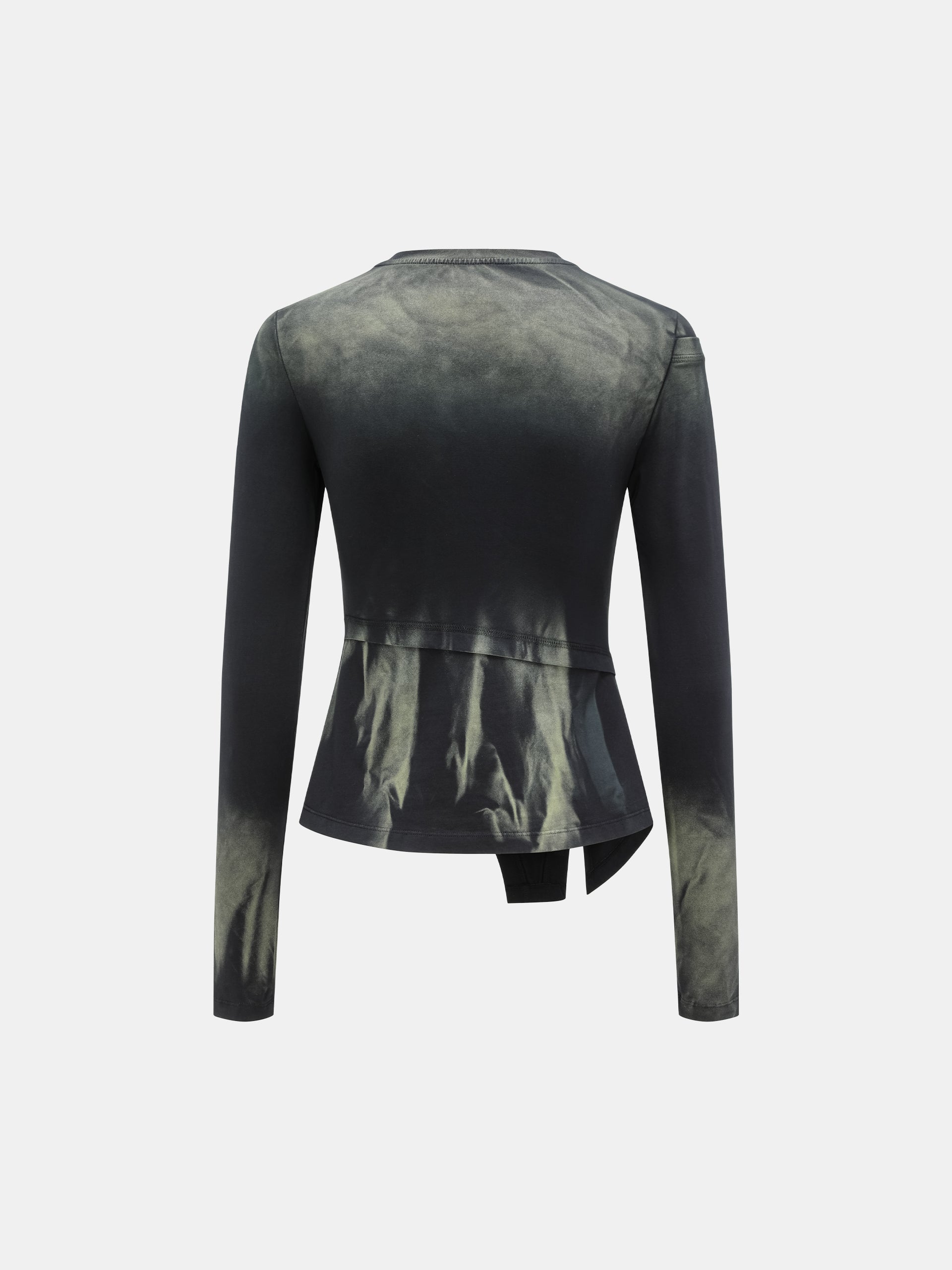 TIE-DYE 2-IN-1 DECONSTRUCTED BASE LAYER TOP