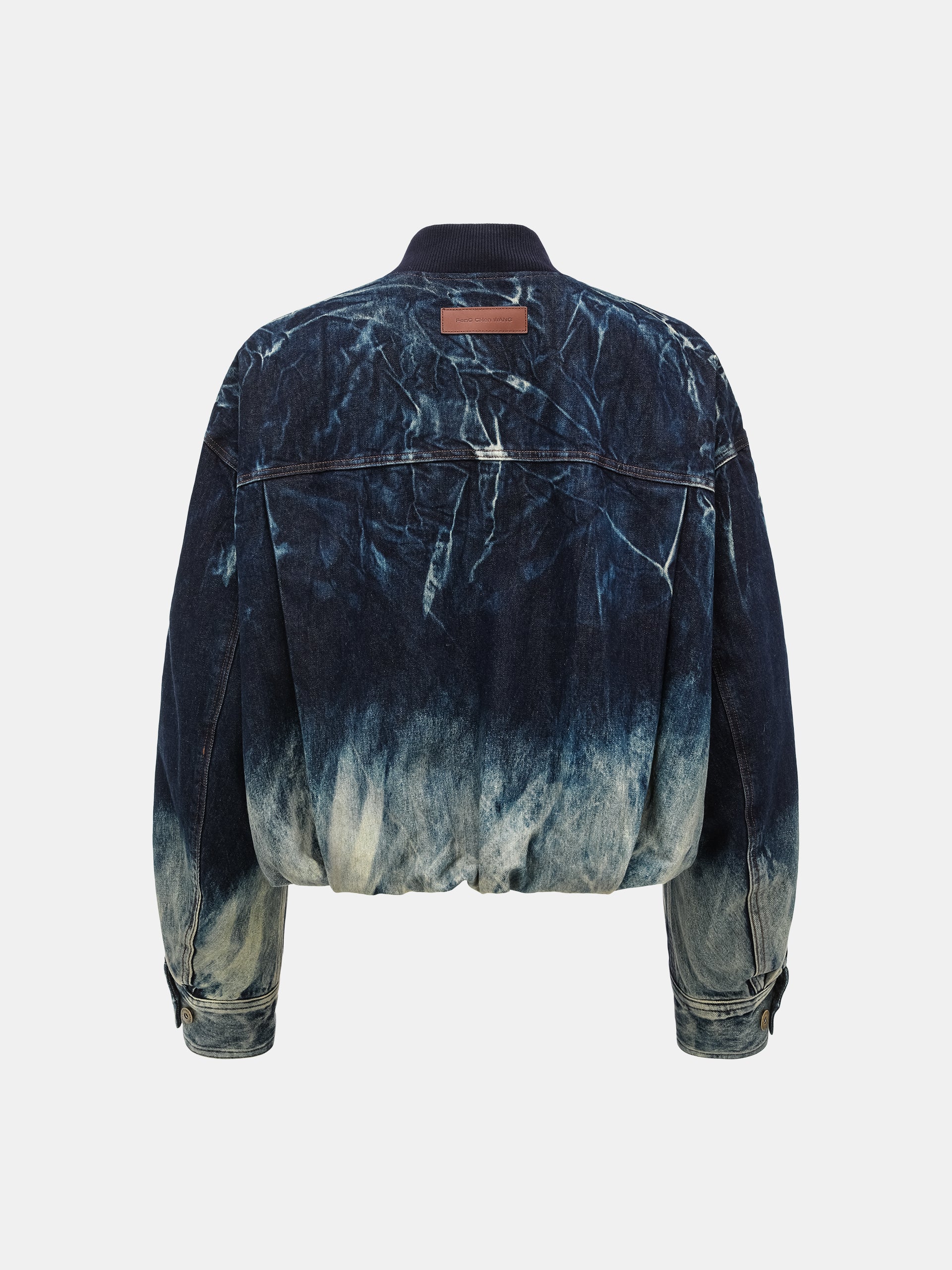 BLUE TIE-DYE DENIM JACKET