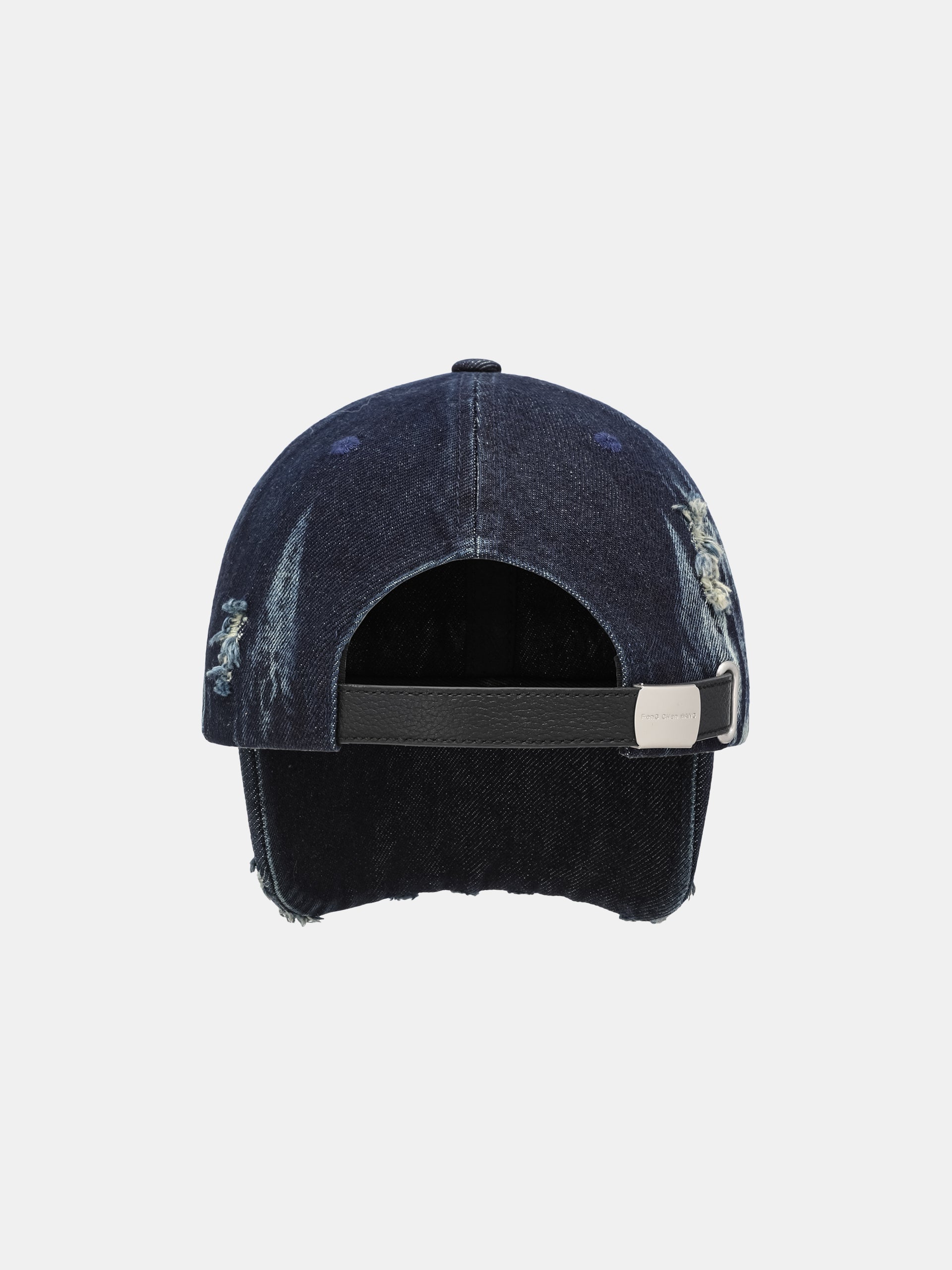 BLUE TIE-DYE DENIM BASEBALL CAP