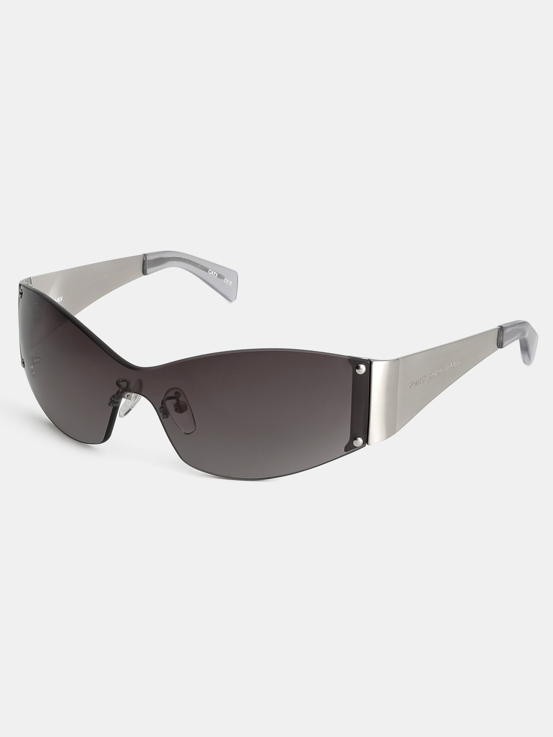 SILVER RIMLESS SUNGLASSES