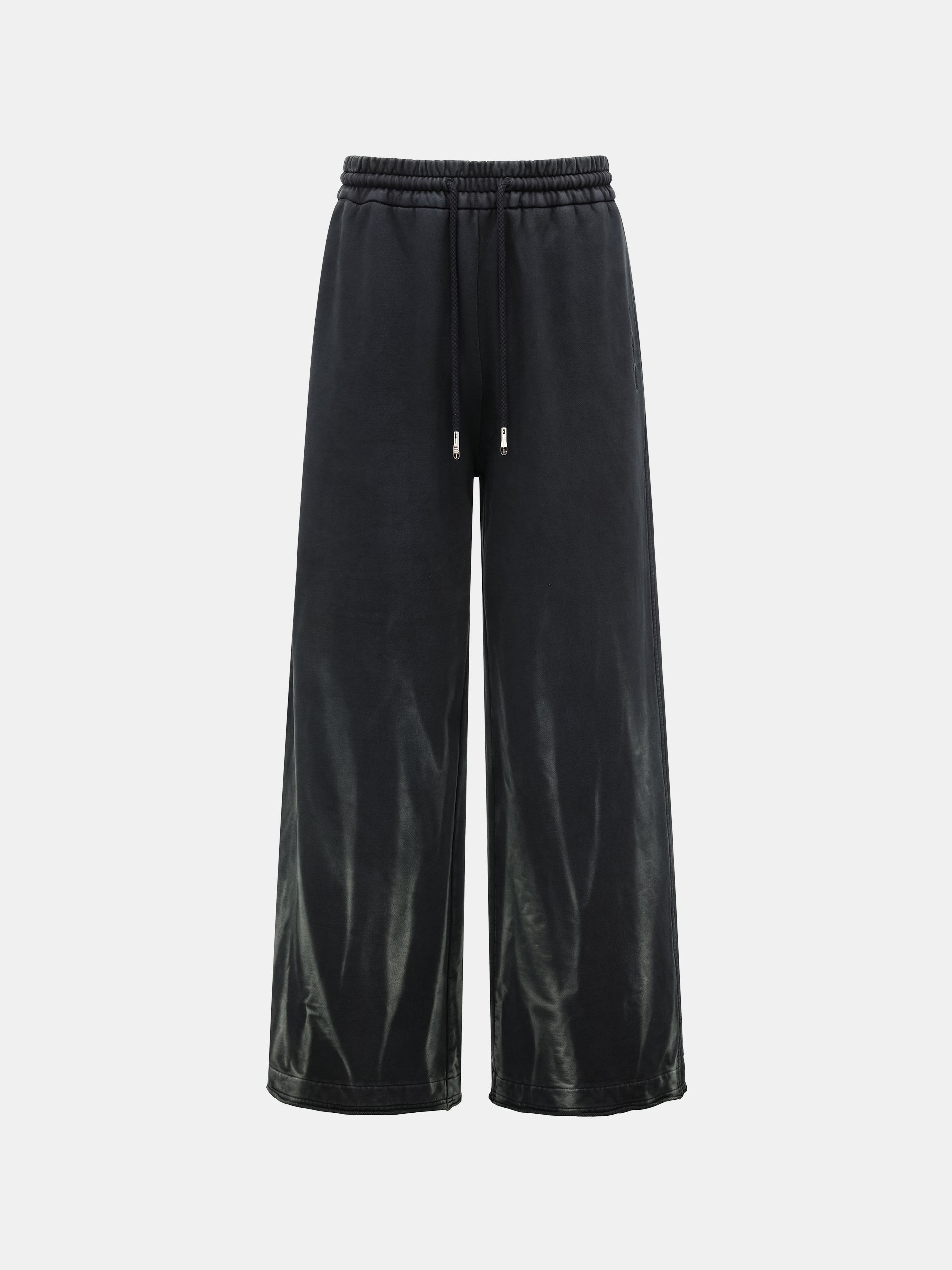 TIE-DYE ATHLETIC WIDE-LEG PANTS