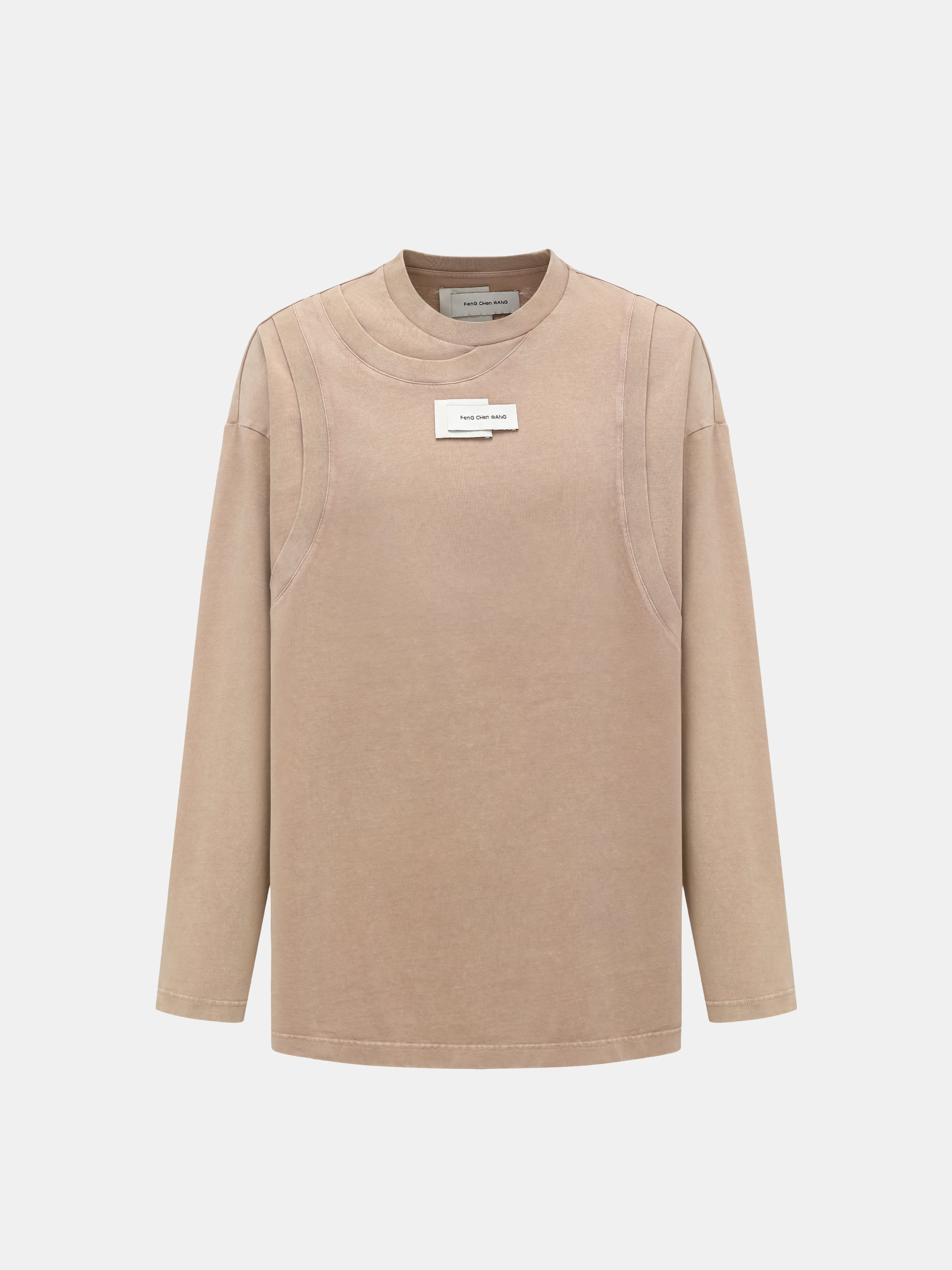 DECONSTRUCTED WASHED LONG-SLEEVE BASE TEE