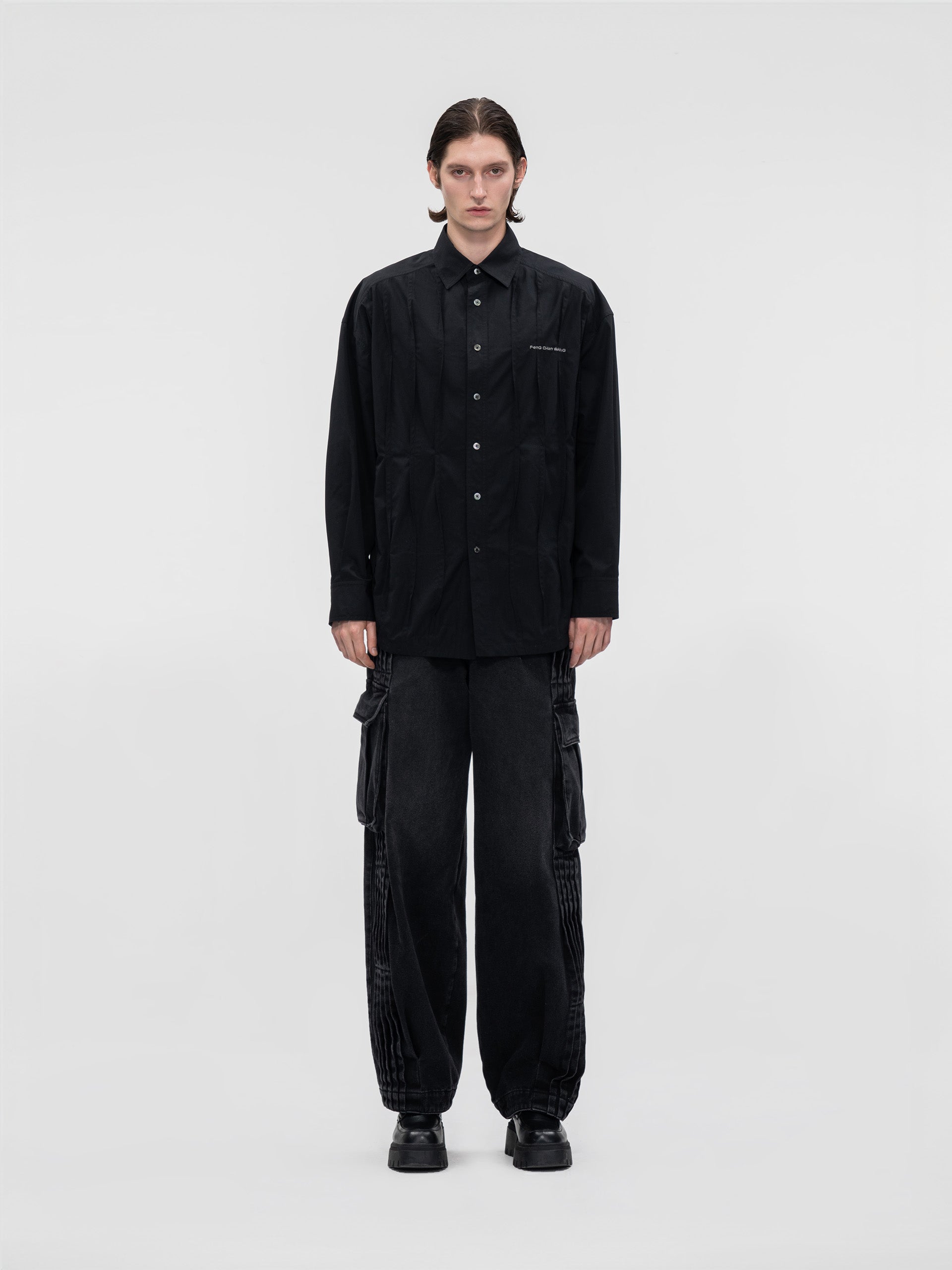 PLEATED SHIRT