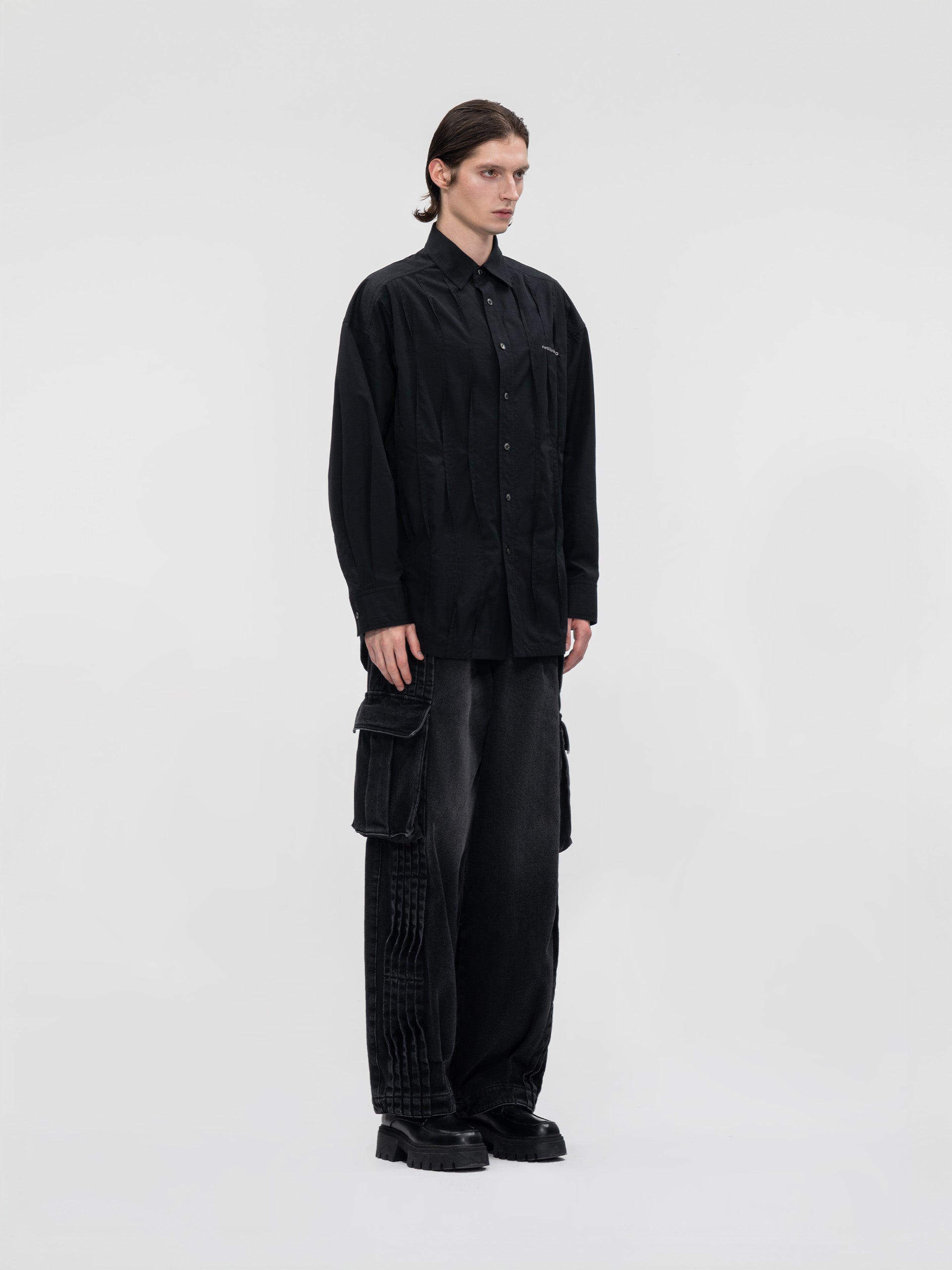 PLEATED SHIRT
