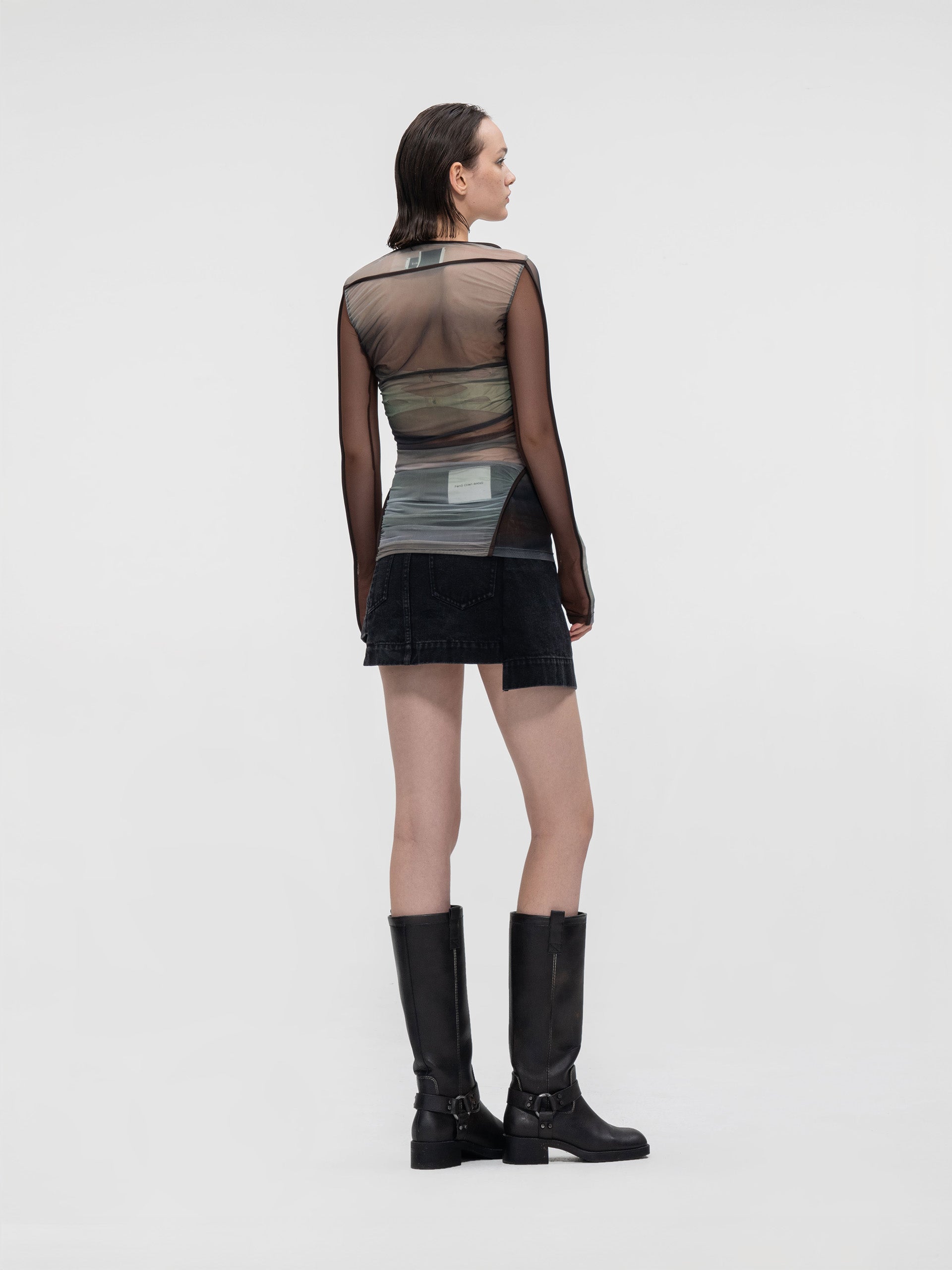 MESH KNIT TOP