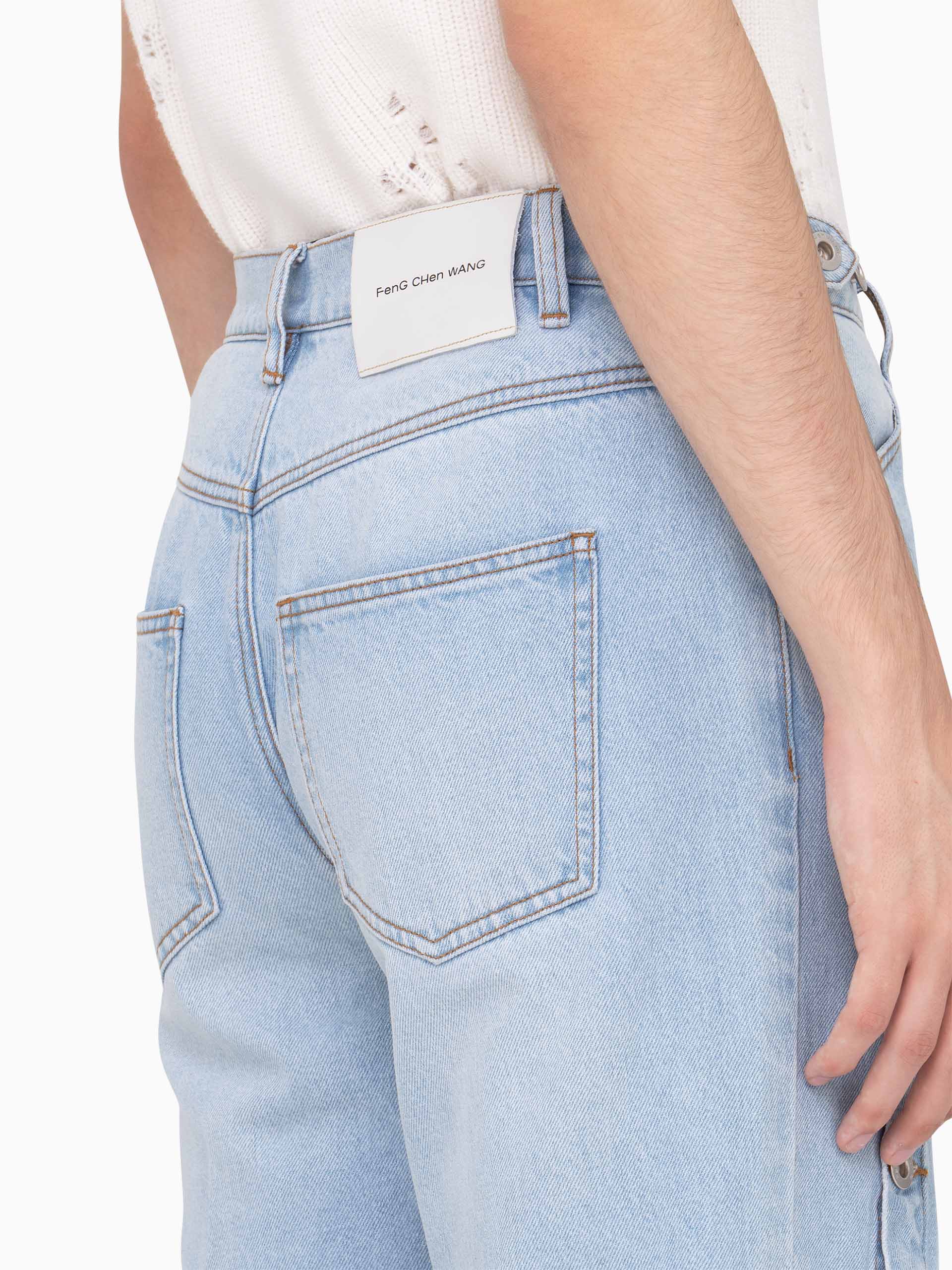 SIDE RELEASE DENIM PANTS