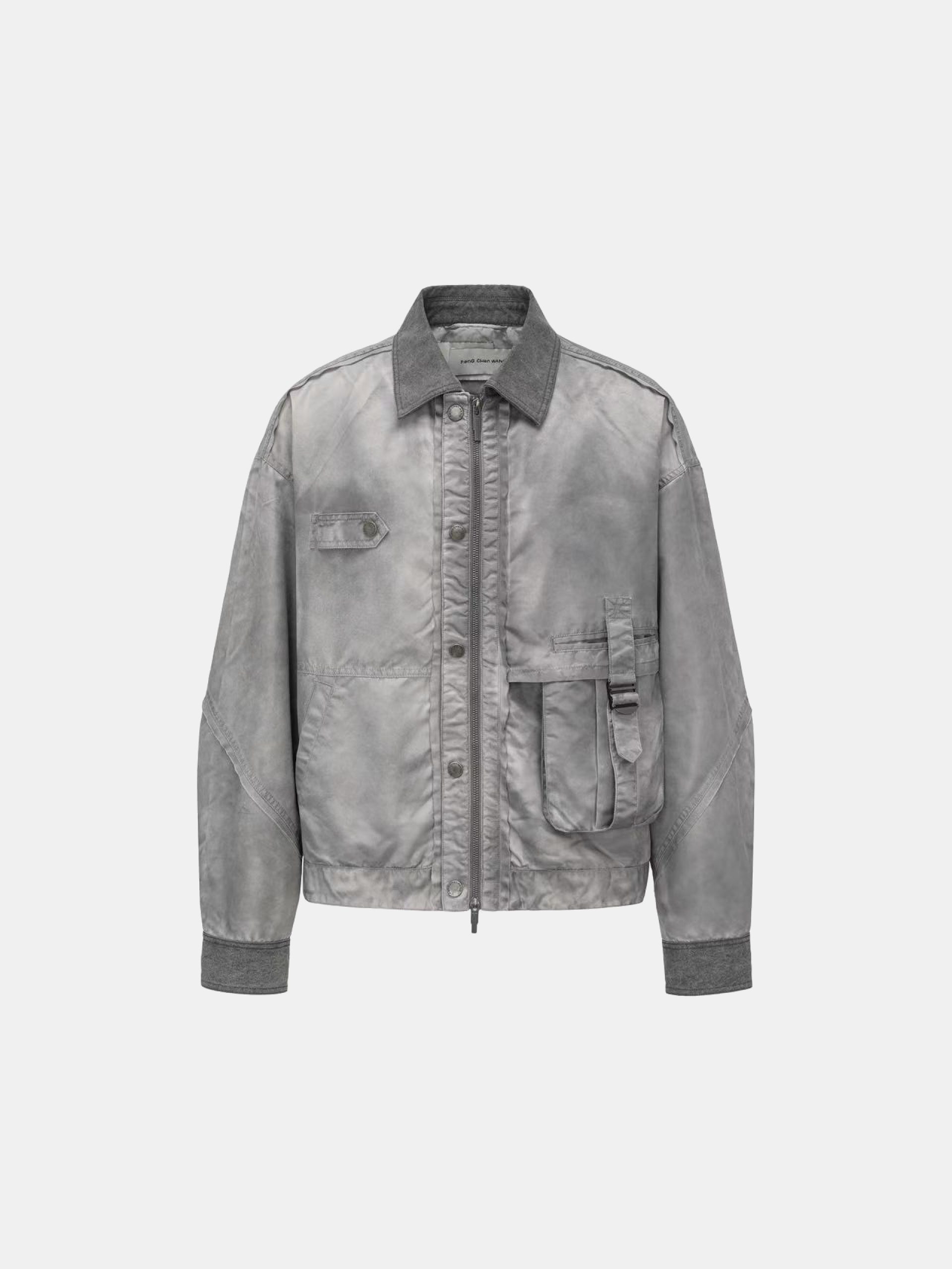 SANDWASHED NYLON JACKET