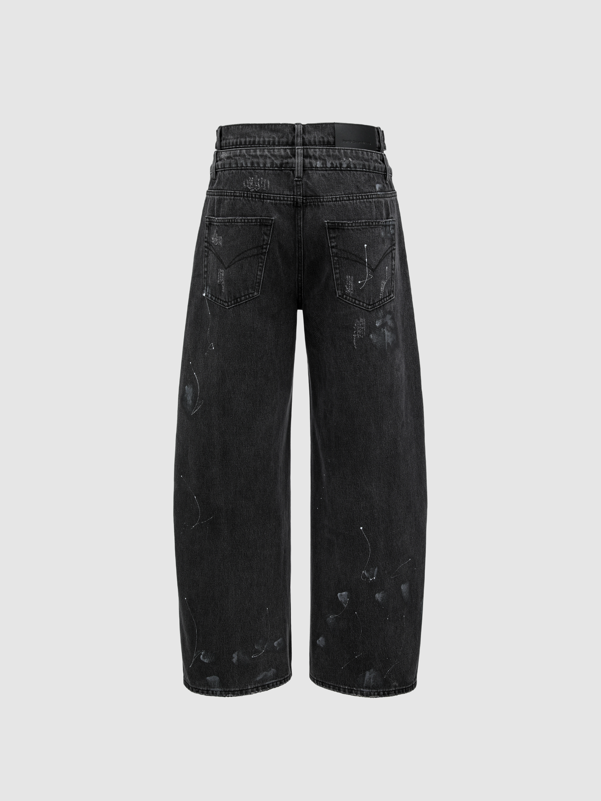 HAND-DISTRESSED JEANS