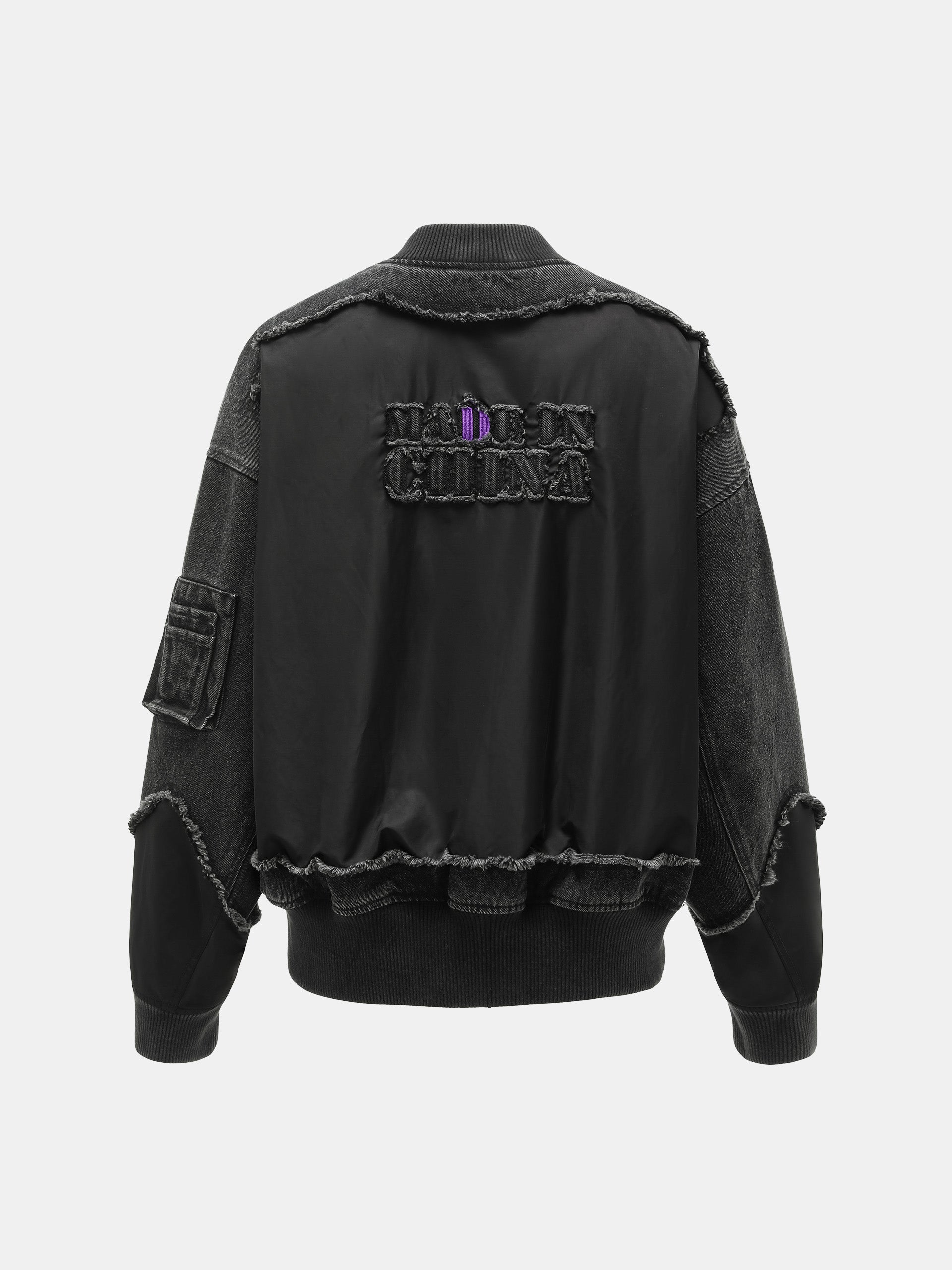 DECONSTRUCTED WASHED PATCH JACKET