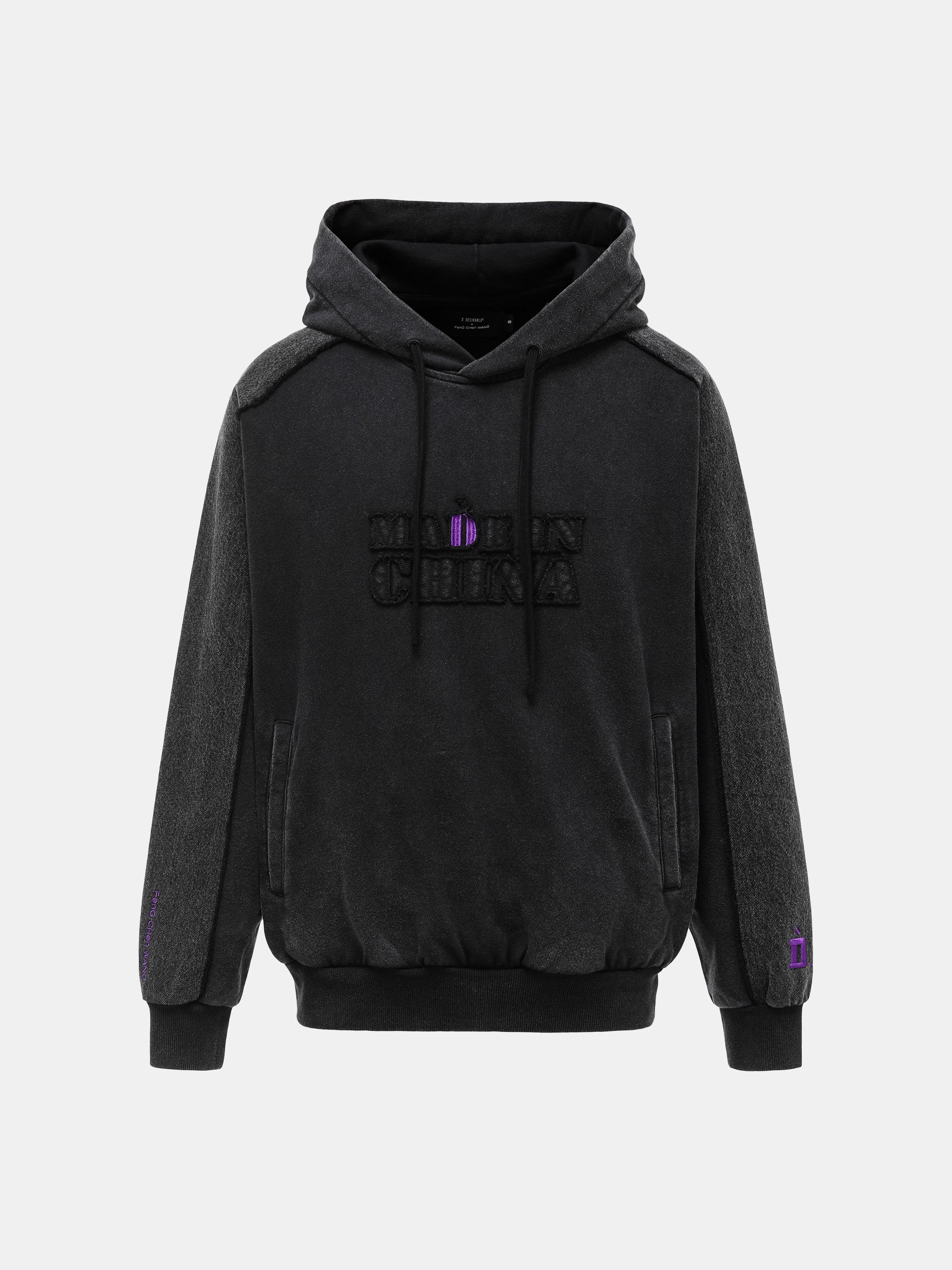 DECONSTRUCTED WASHED HOODIE