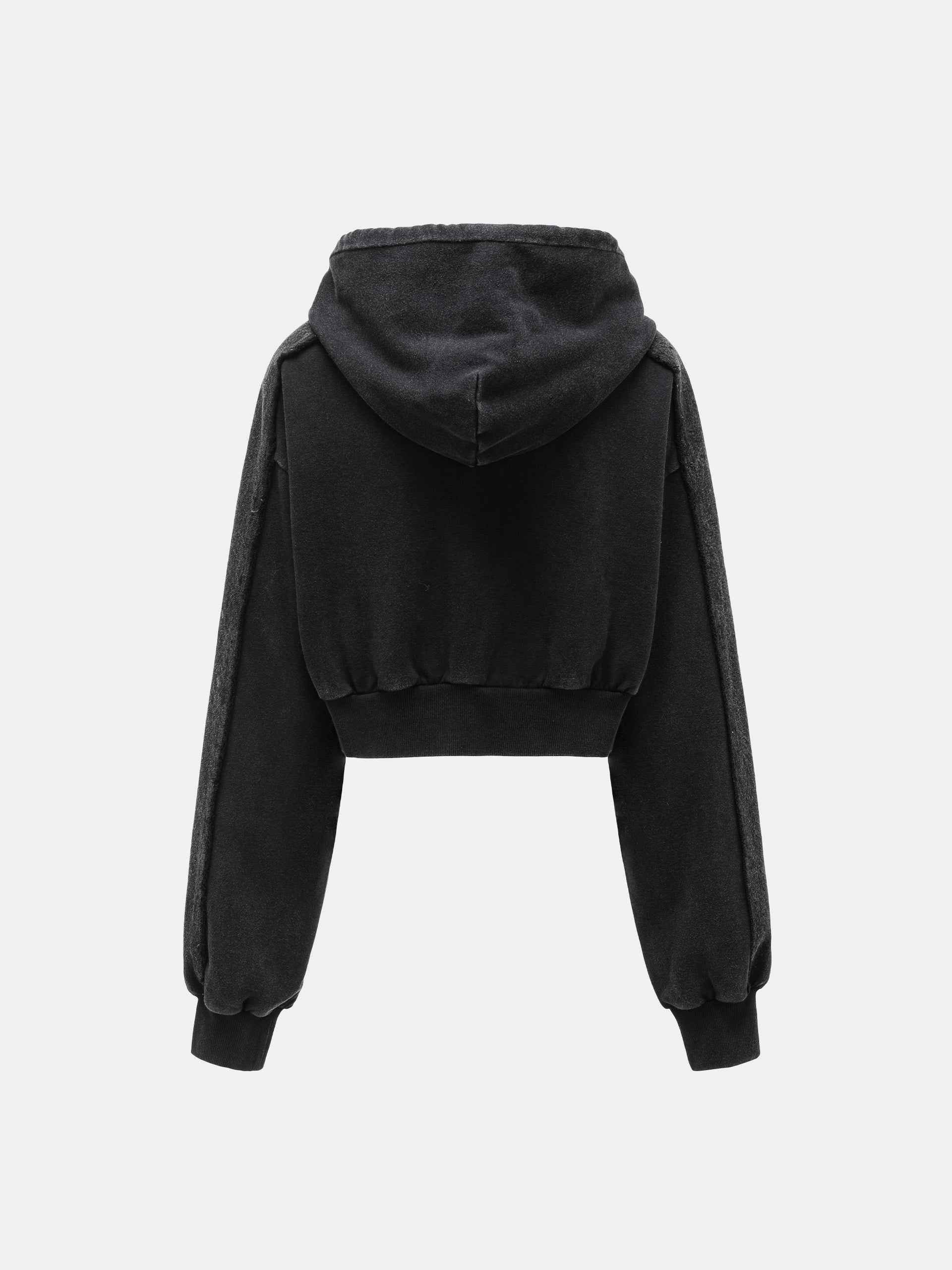 DECONSTRUCTED WASHED HOODIE