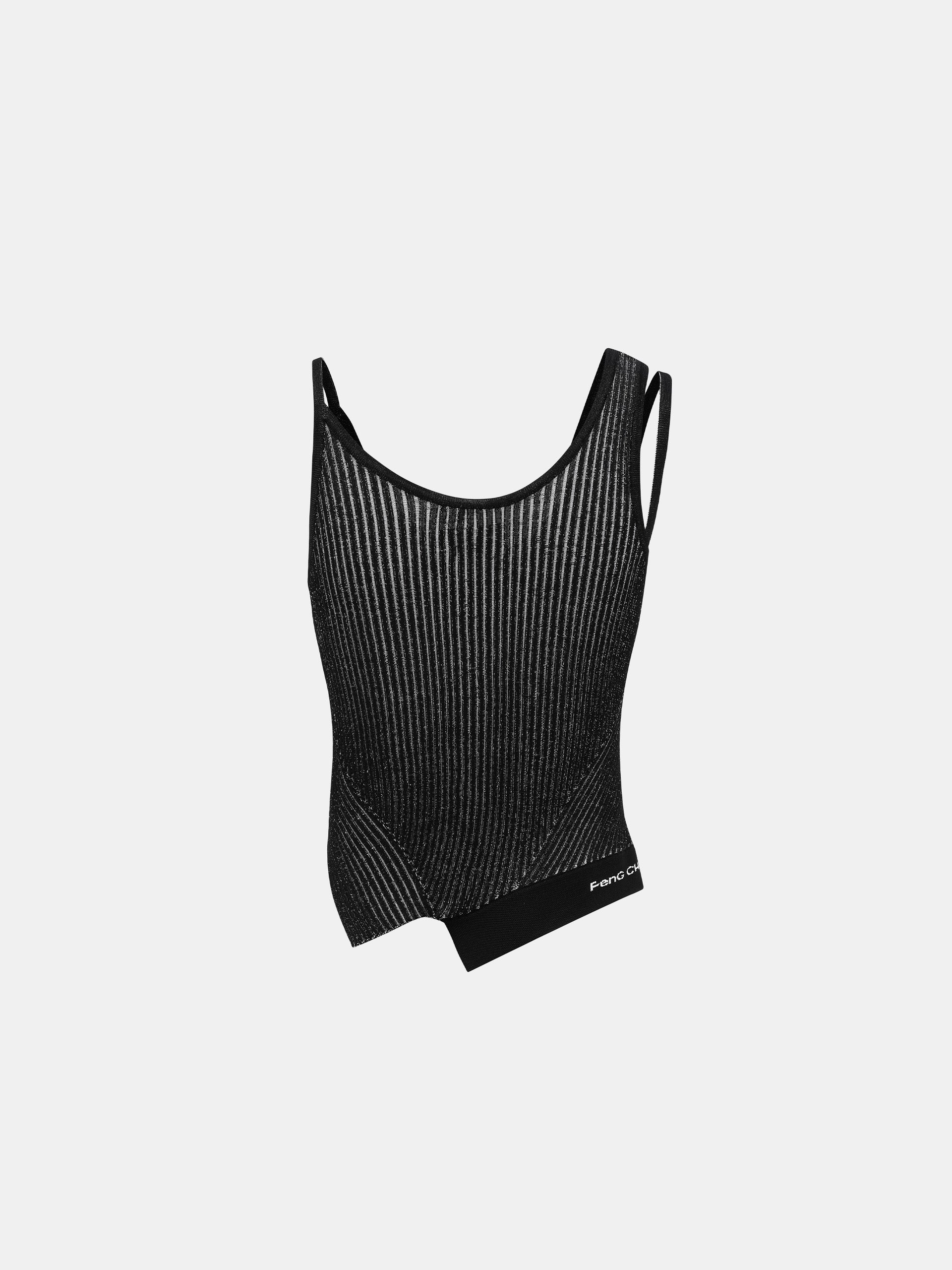 DECONSTRUCTED KNITTED TANK TOP