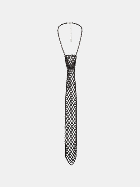 BEADED BAMBOO TIE – Feng Chen Wang