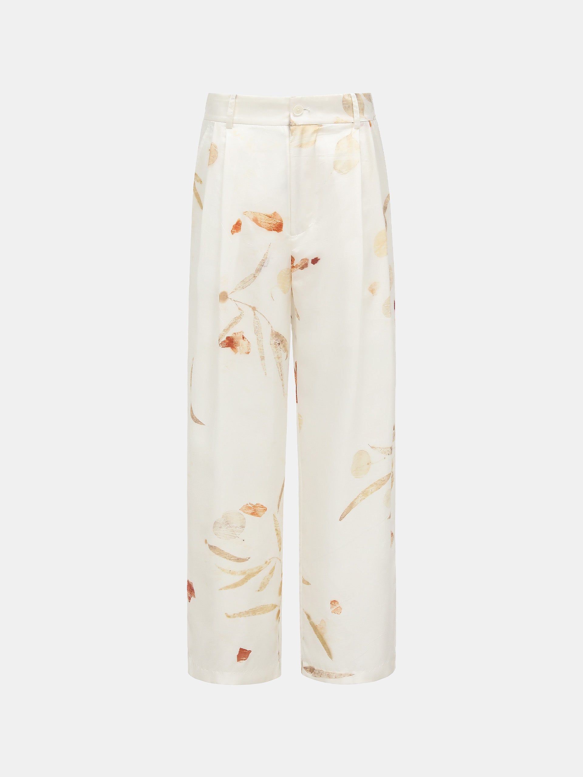 PLANT DYED SILK TROUSER