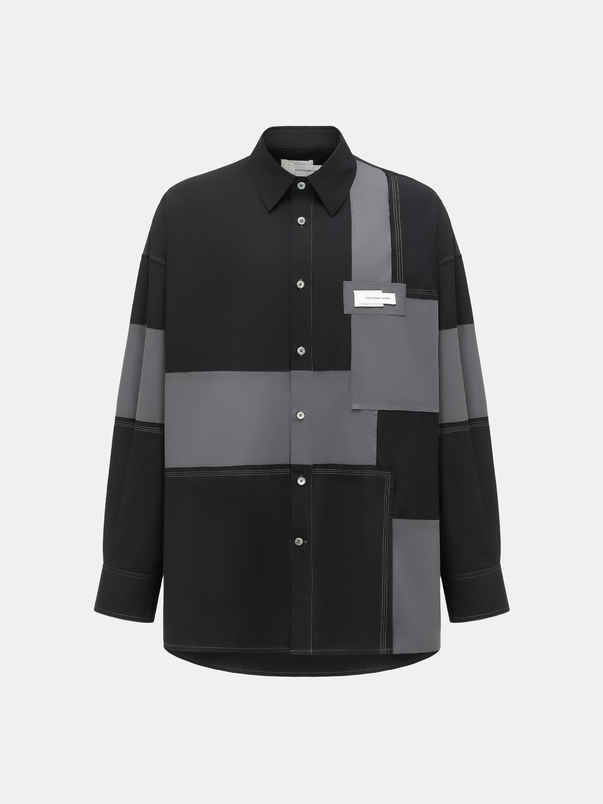 DARK PATCHWORK SHIRT