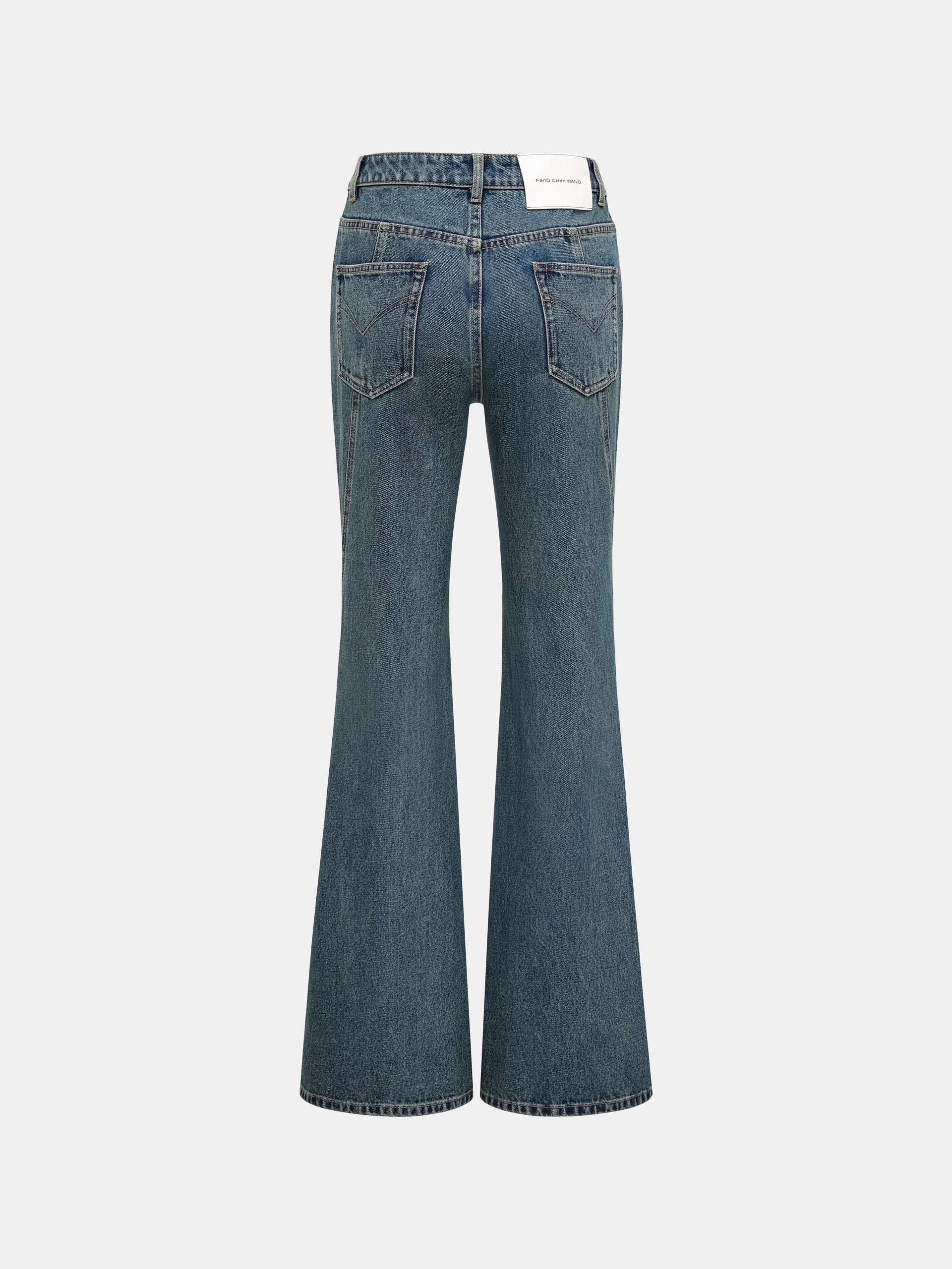 FLARED DENIM JEANS