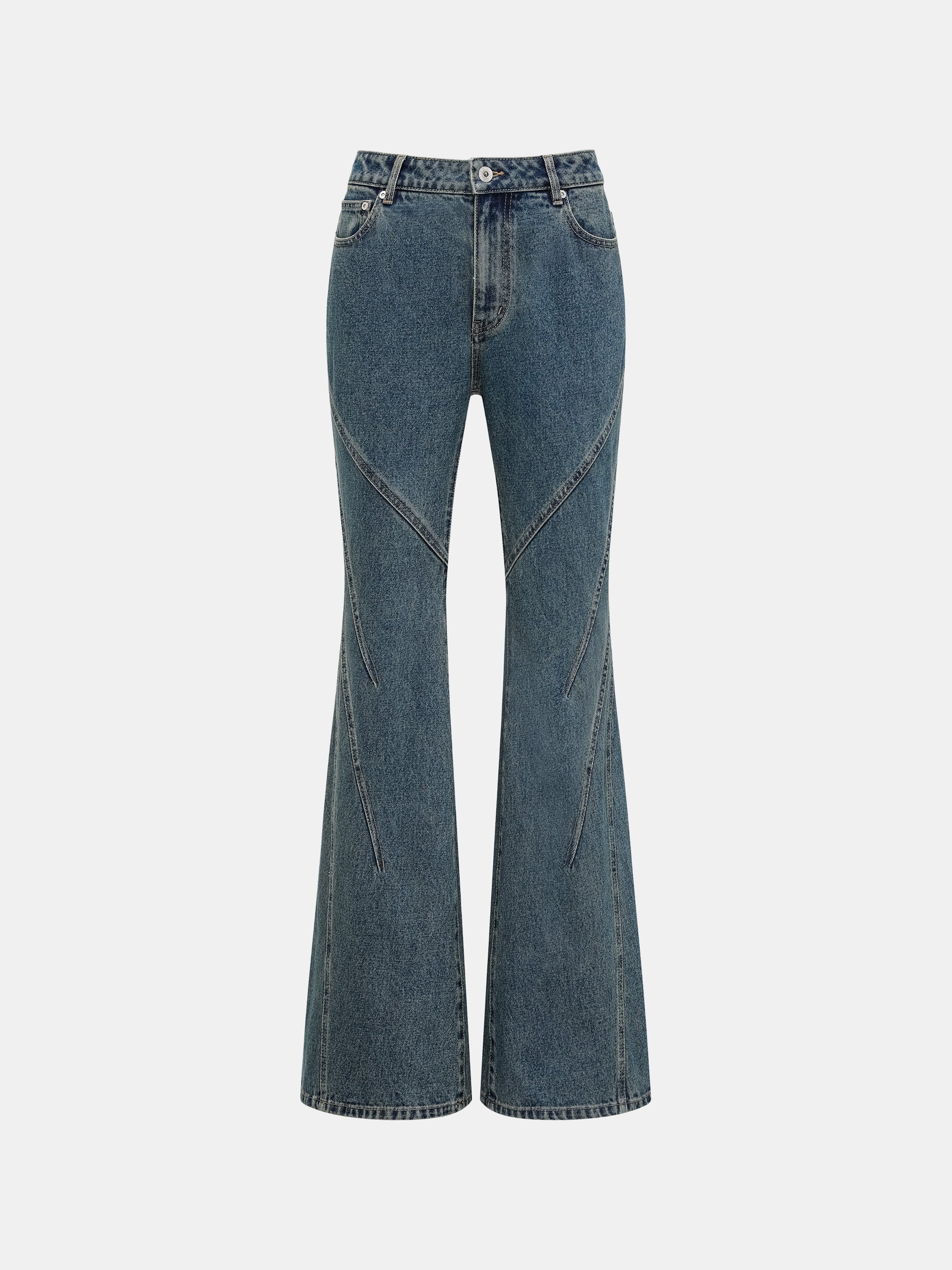 FLARED DENIM JEANS