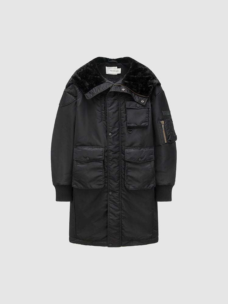 MULTIPOCKET CARGO PARKA COAT