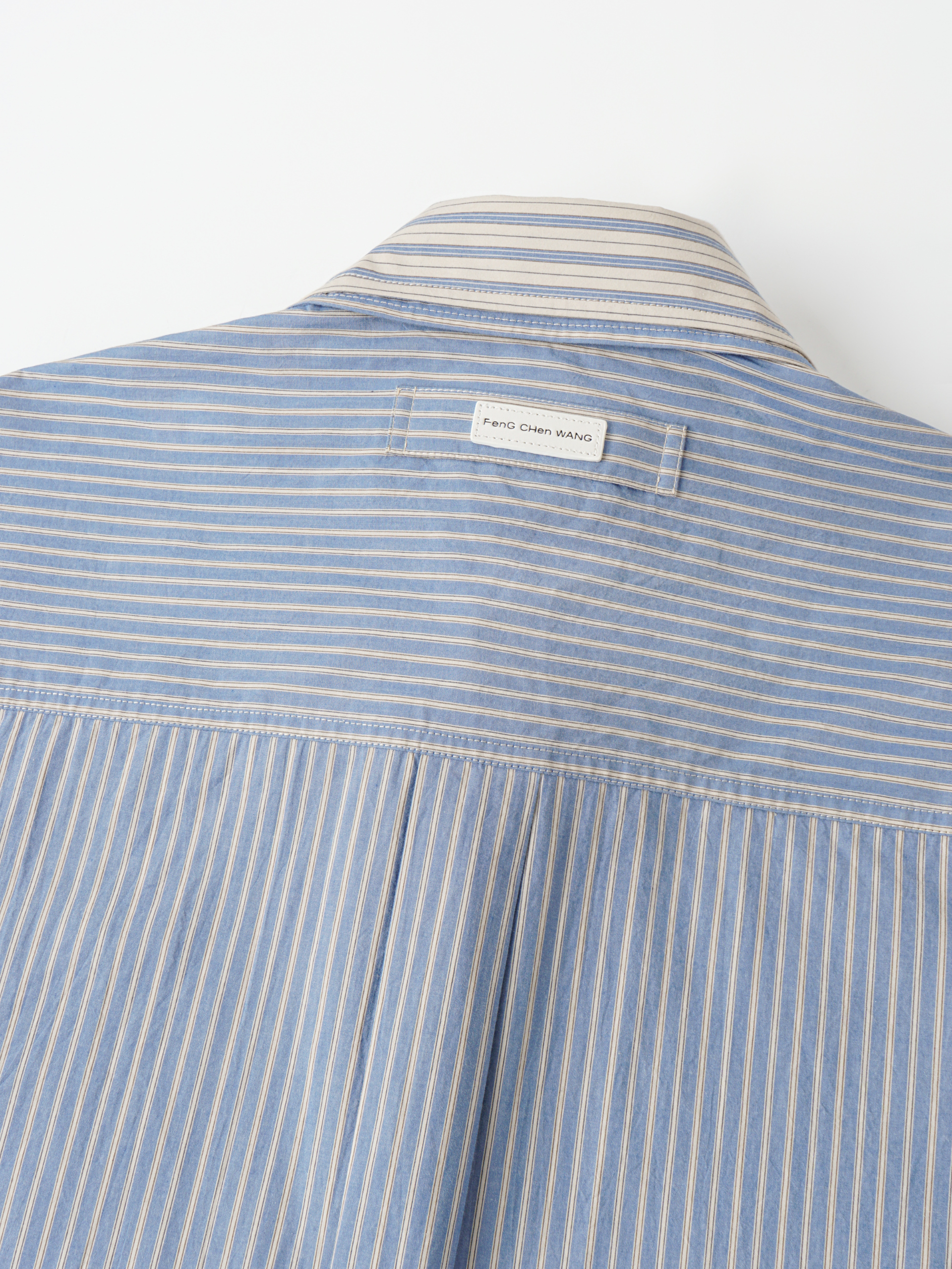 BLUE TWO-IN-ONE STRIPED SHIRT