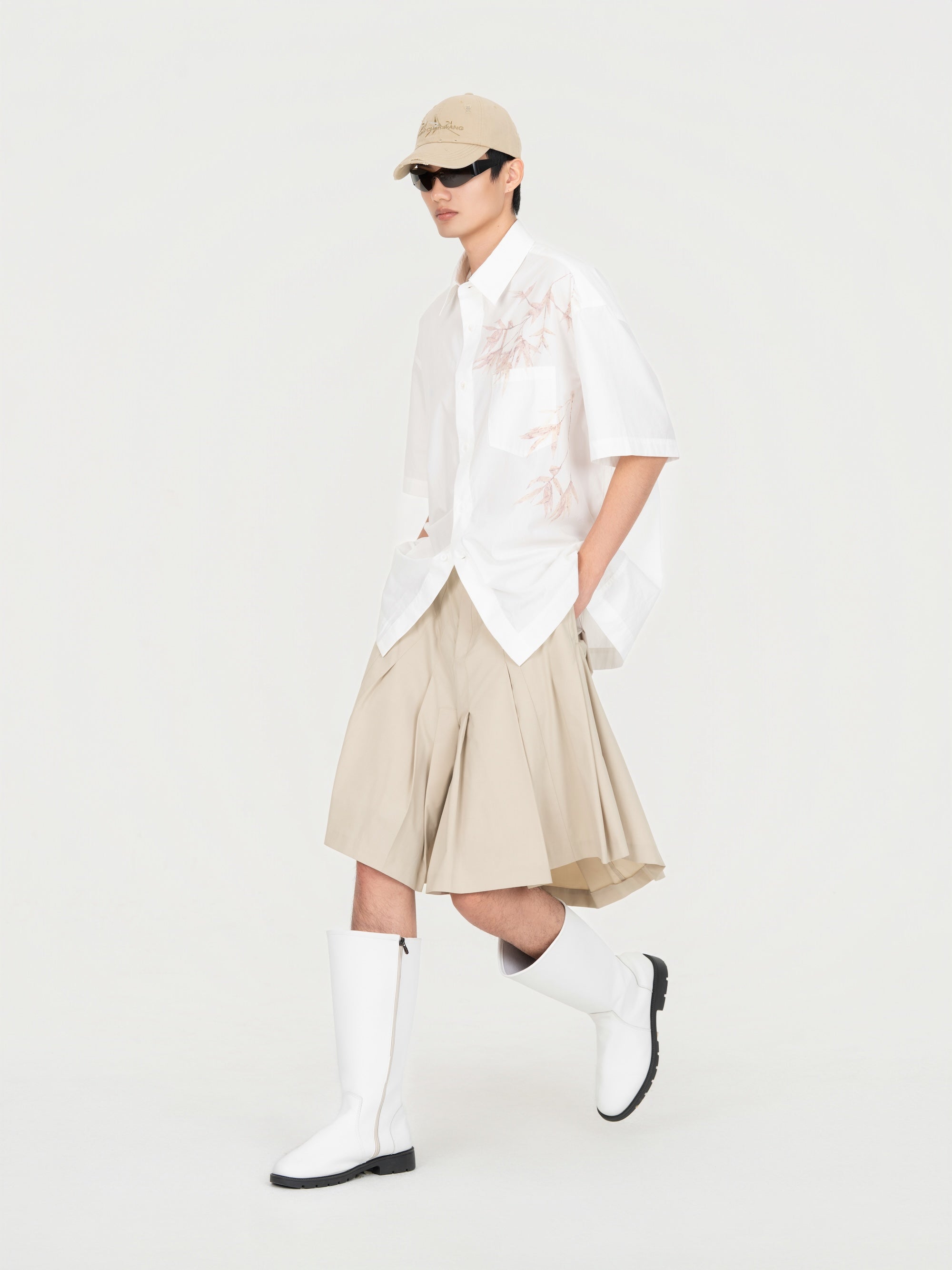 BAMBOO PRINTED SHORT SLEEVE SHIRT