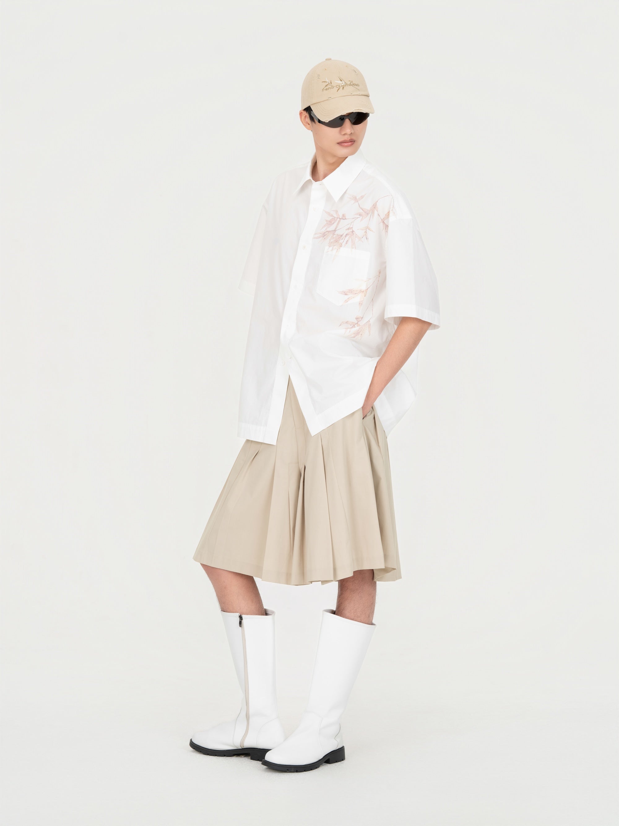 BAMBOO PRINTED SHORT SLEEVE SHIRT