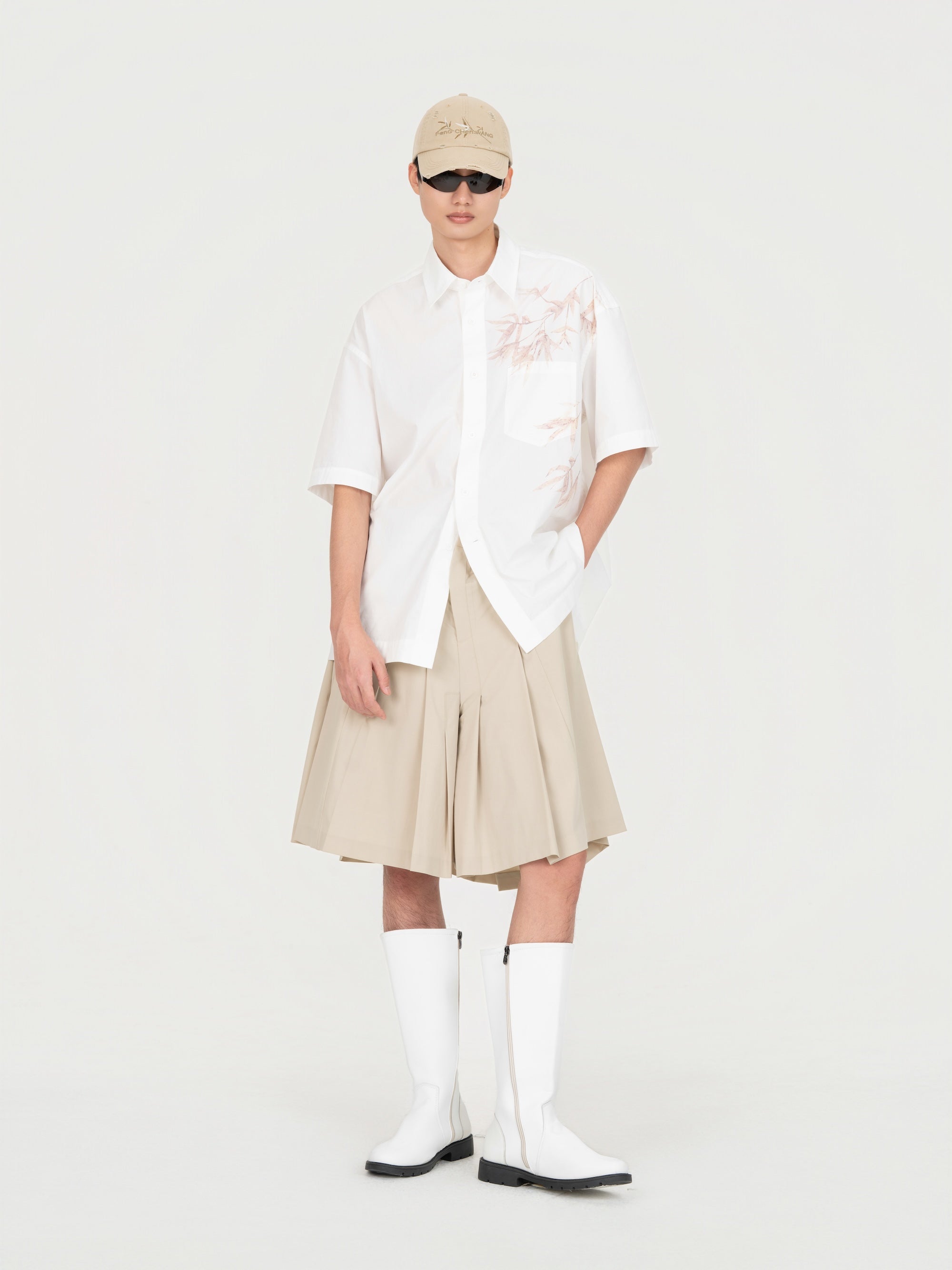 BAMBOO PRINTED SHORT SLEEVE SHIRT