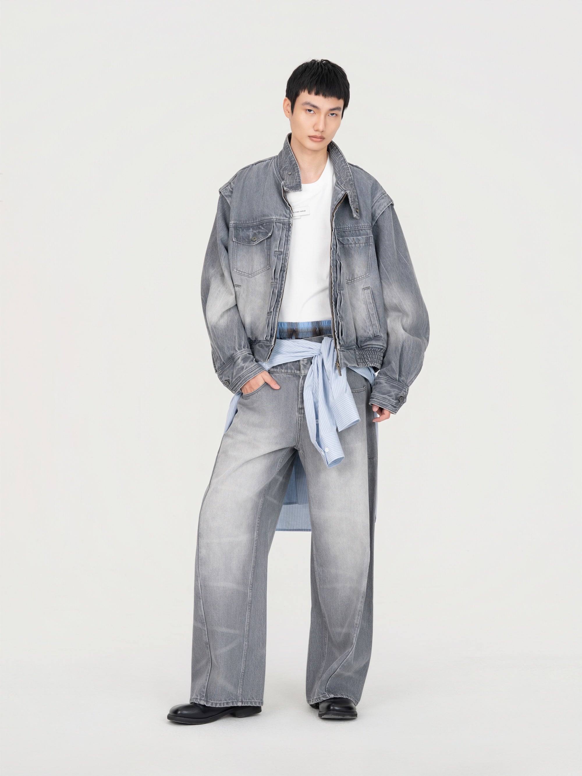 DECONSTRUCTED DENIM JACKET