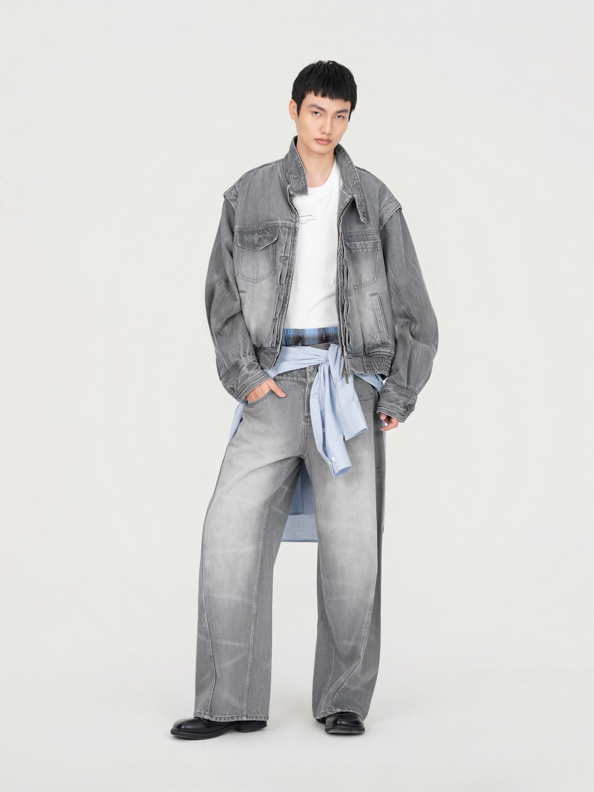 DECONSTRUCTED DENIM JACKET