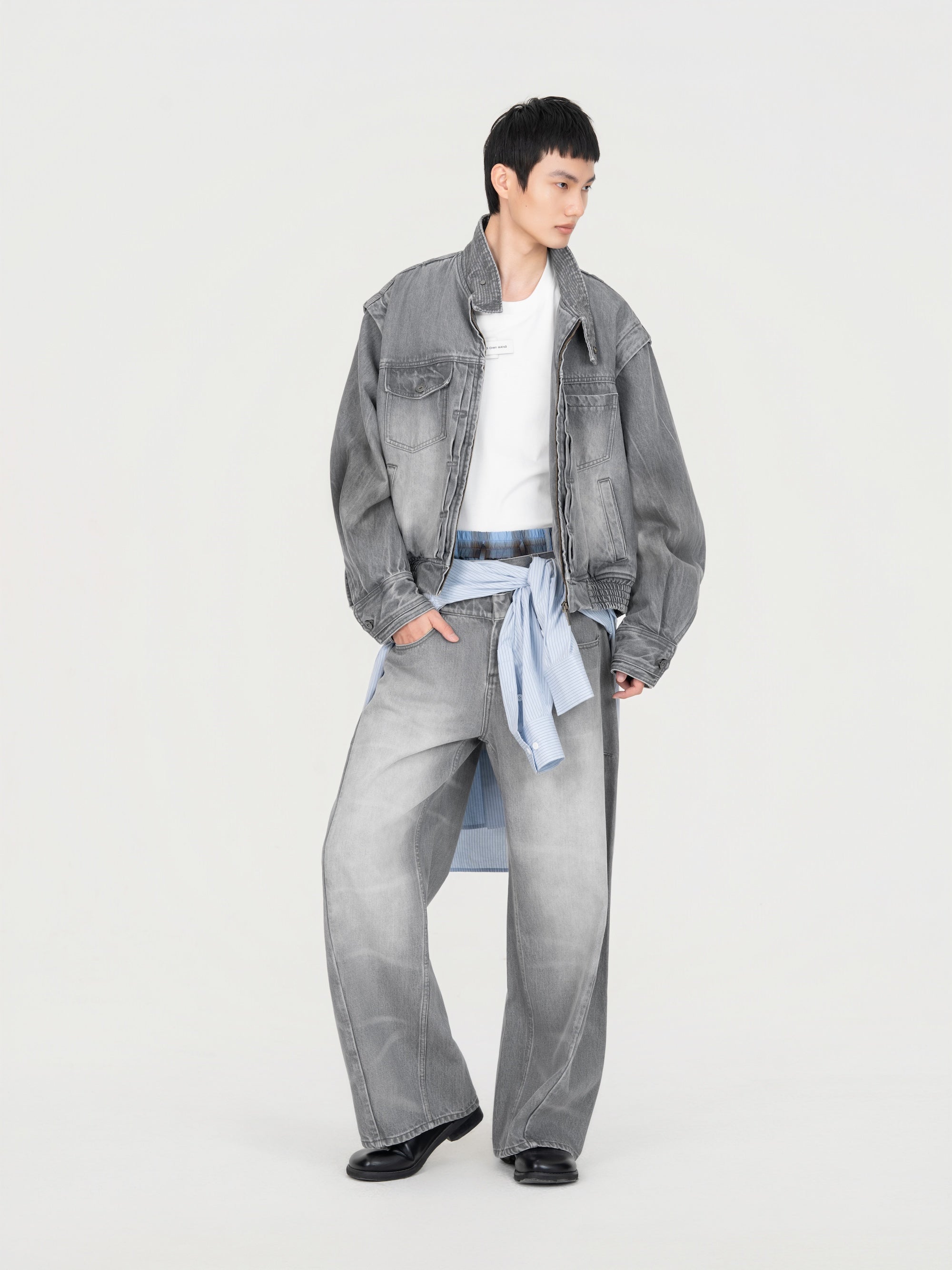 DECONSTRUCTED DENIM JACKET