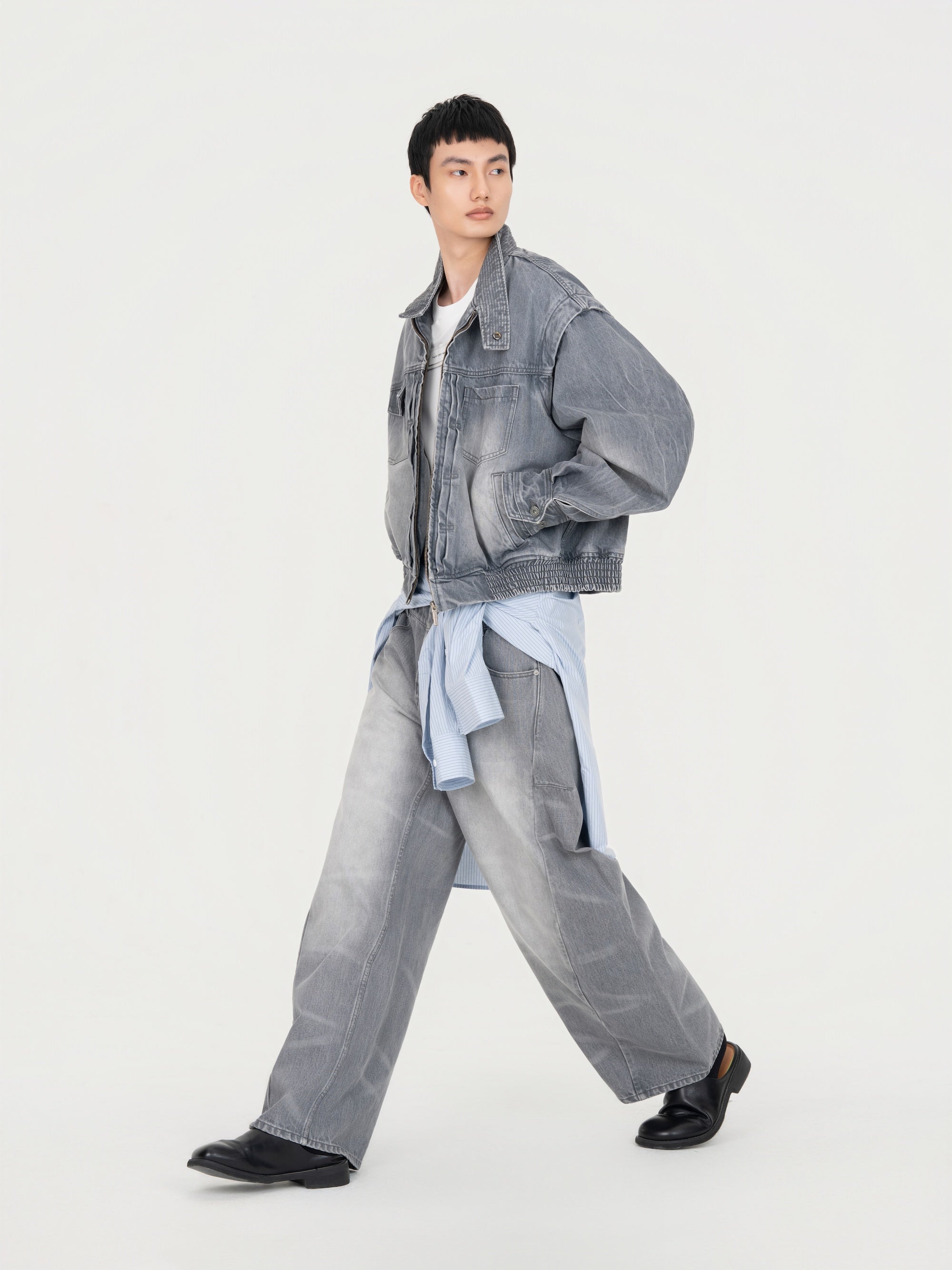 DECONSTRUCTED DENIM JACKET