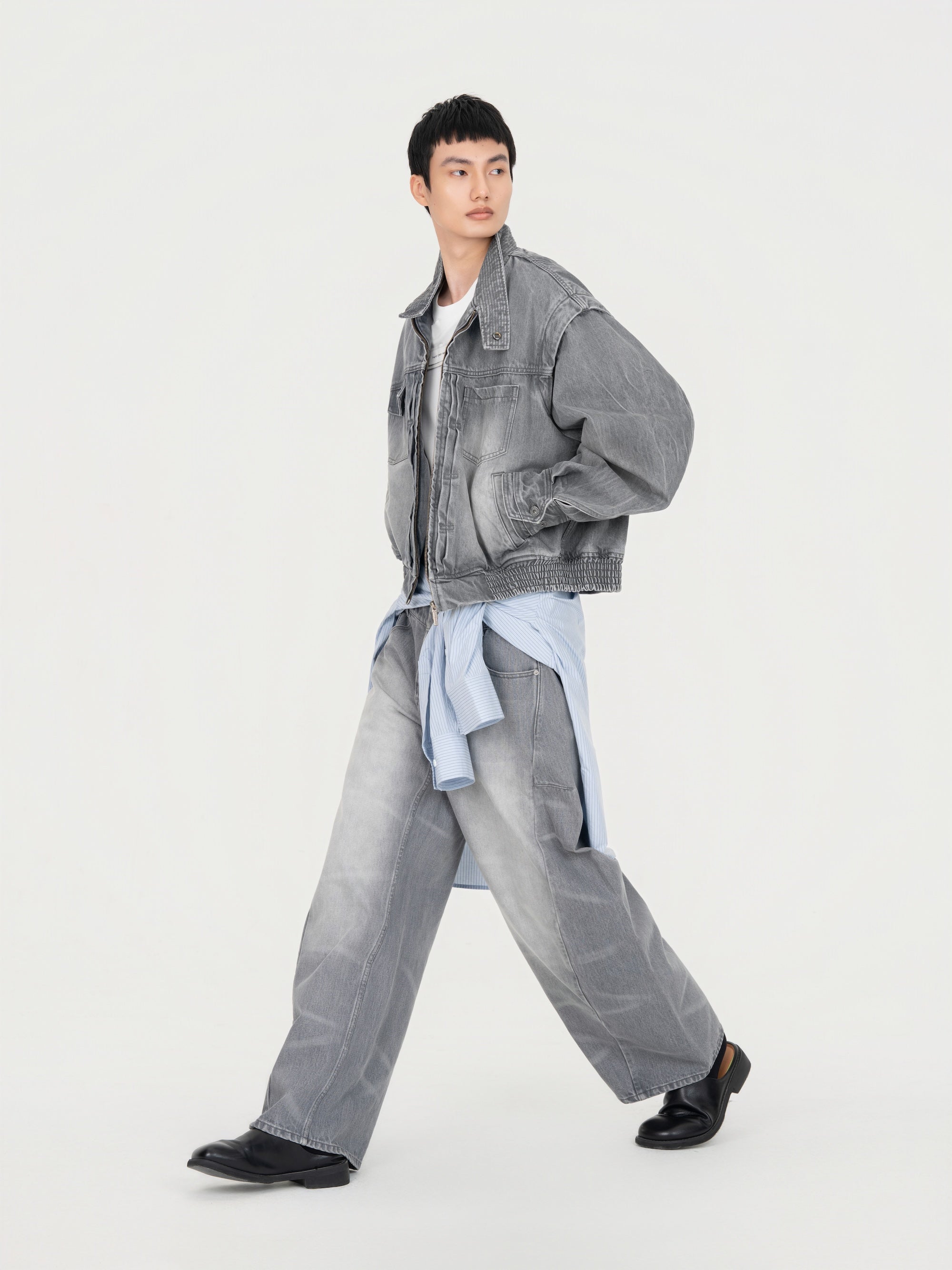 DECONSTRUCTED DENIM JACKET