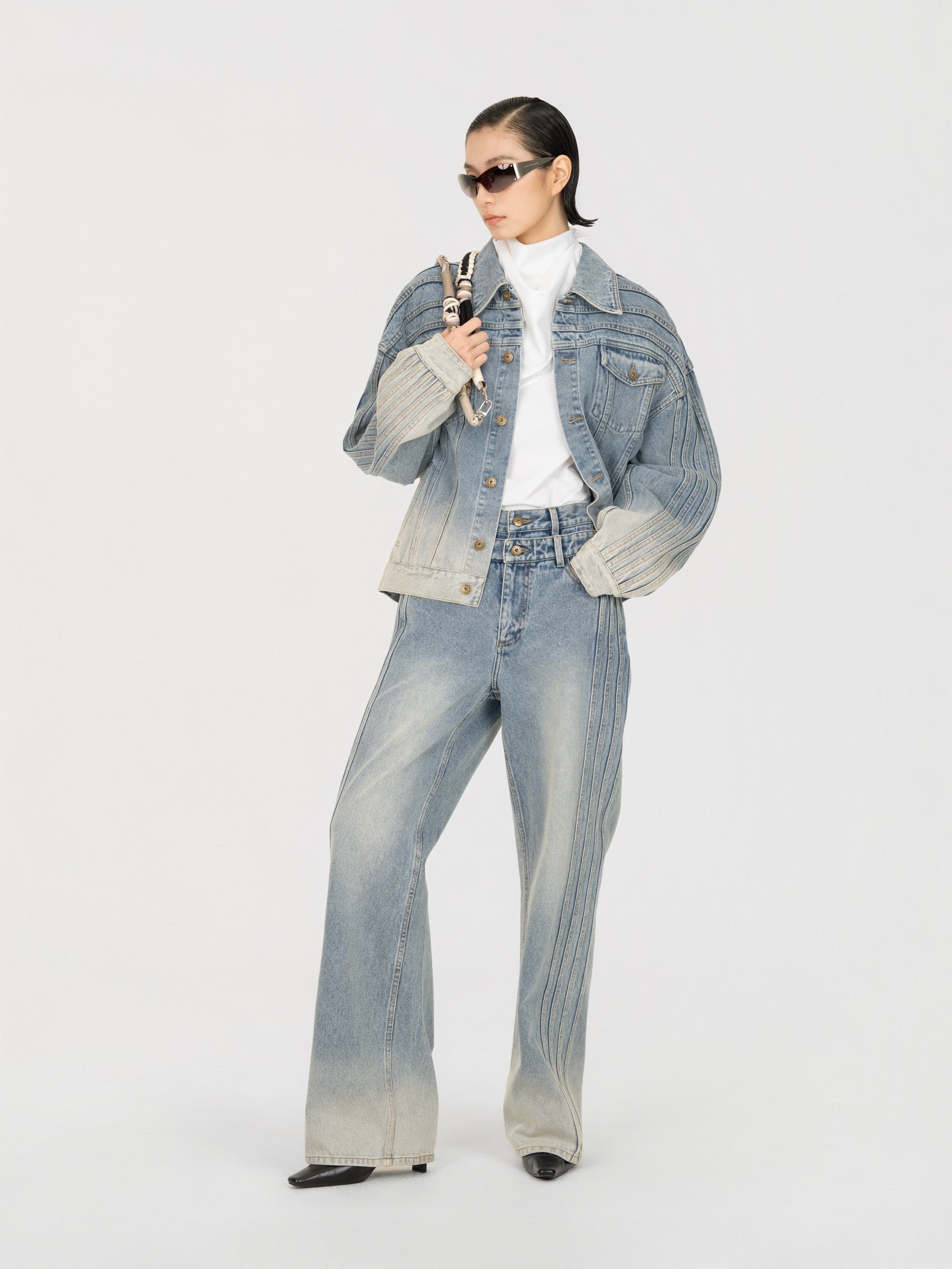 DECONSTRUCTED DENIM JACKET