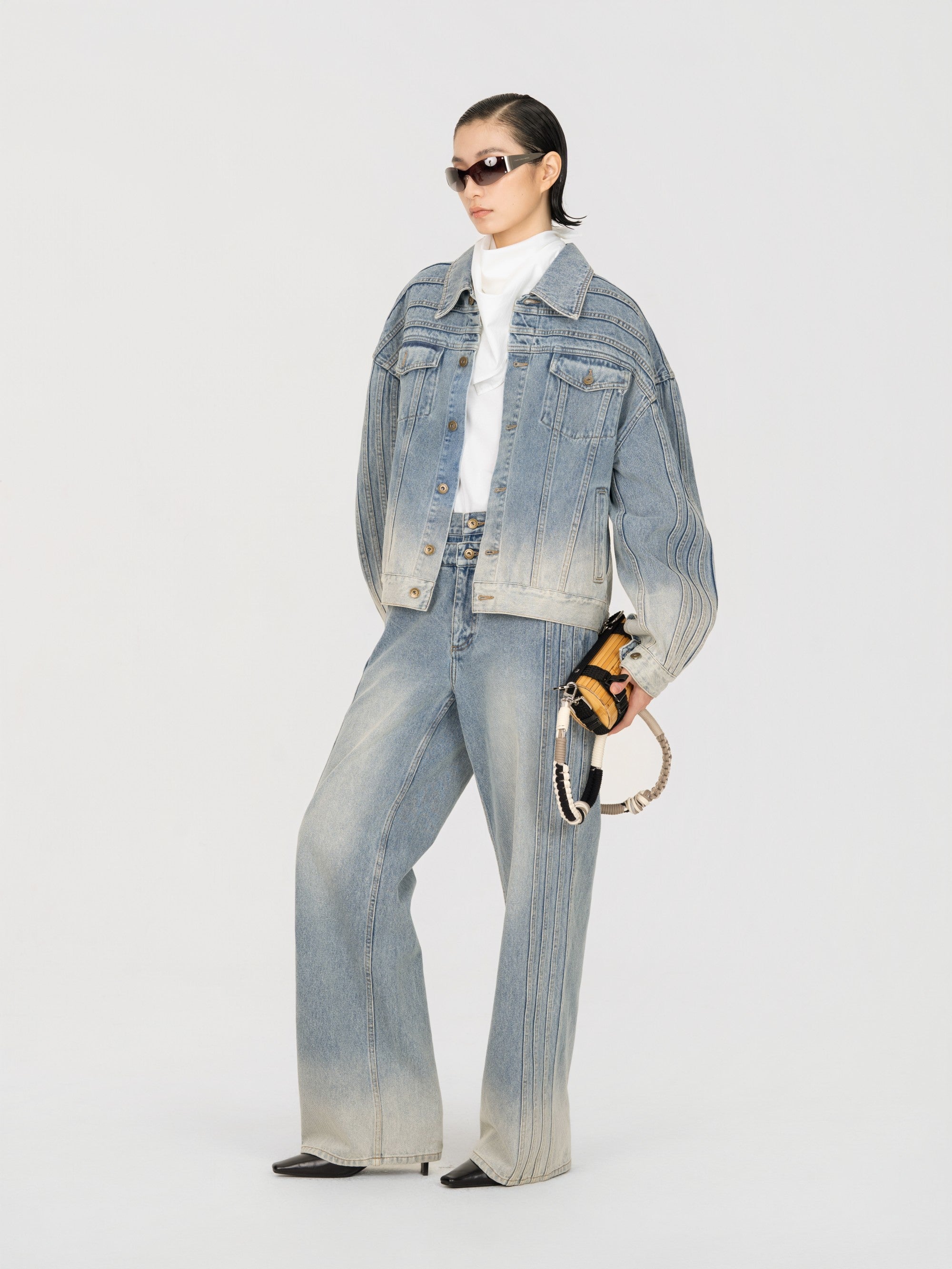 DECONSTRUCTED DENIM JACKET