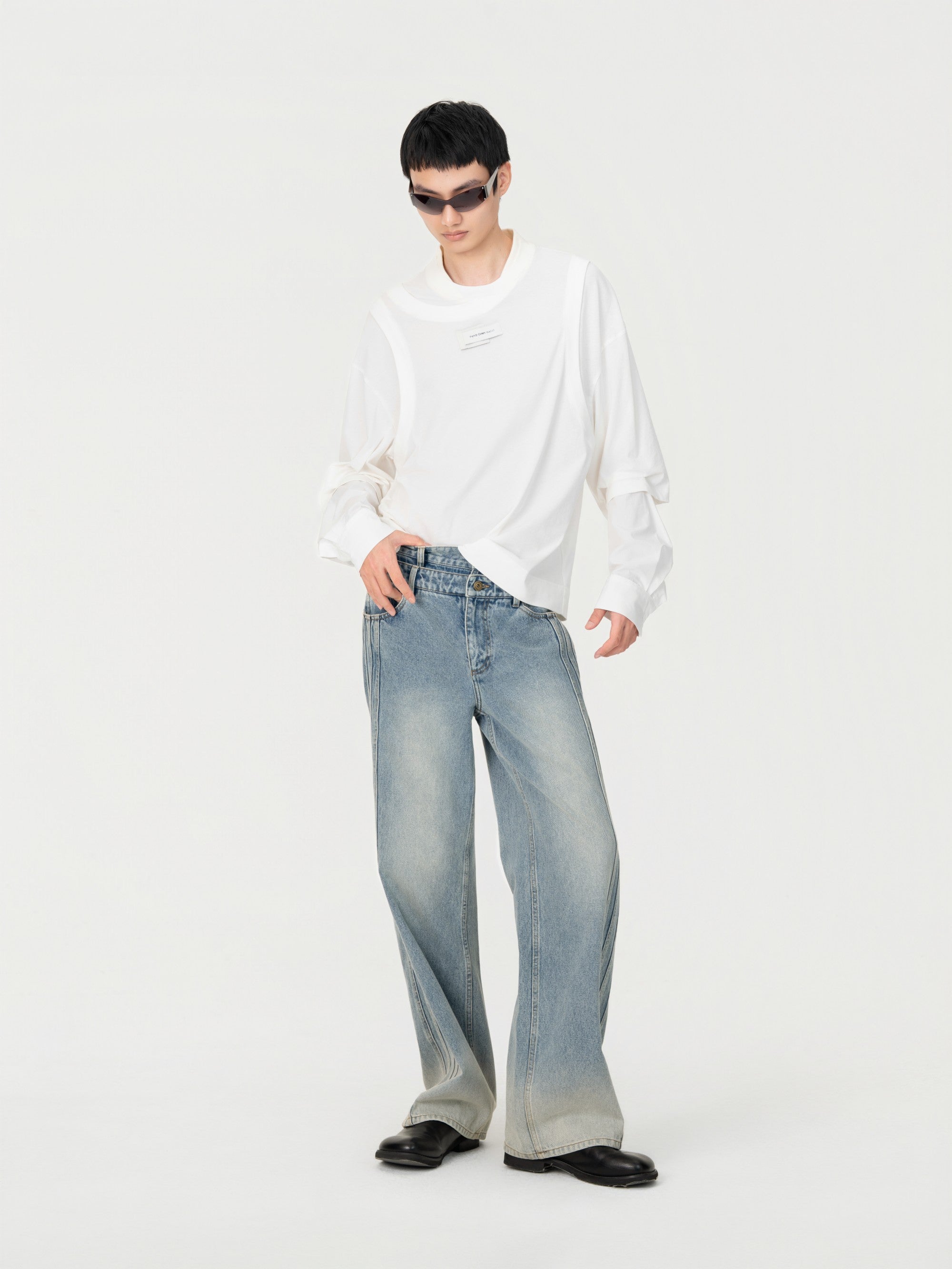 2 IN 1 LONG SLEEVE TEE