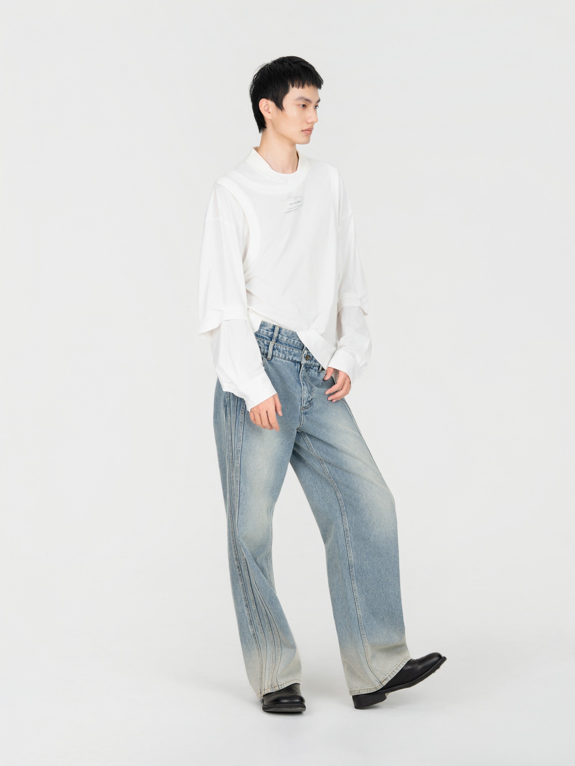 2 IN 1 LONG SLEEVE TEE