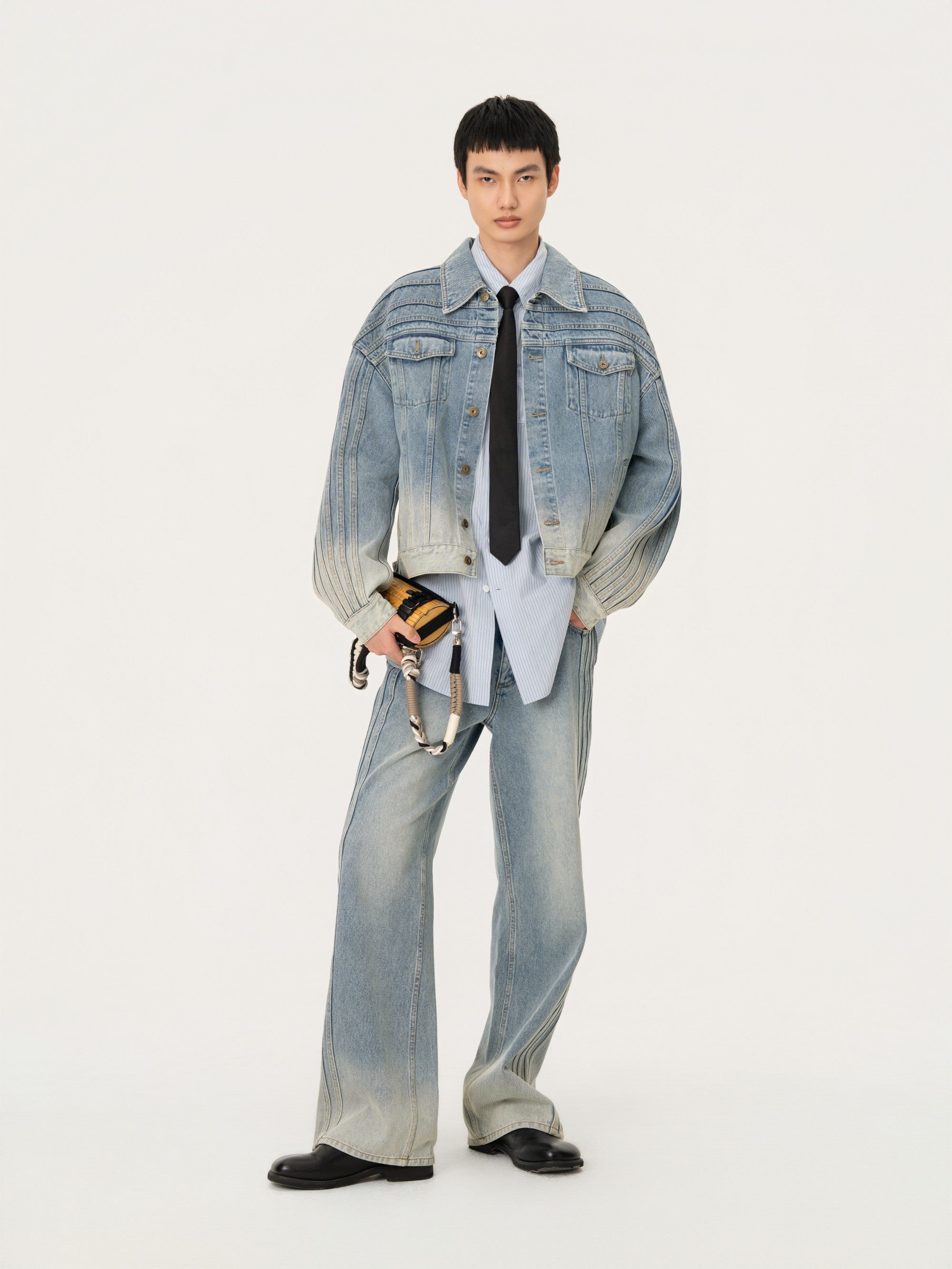 DECONSTRUCTED DENIM JACKET