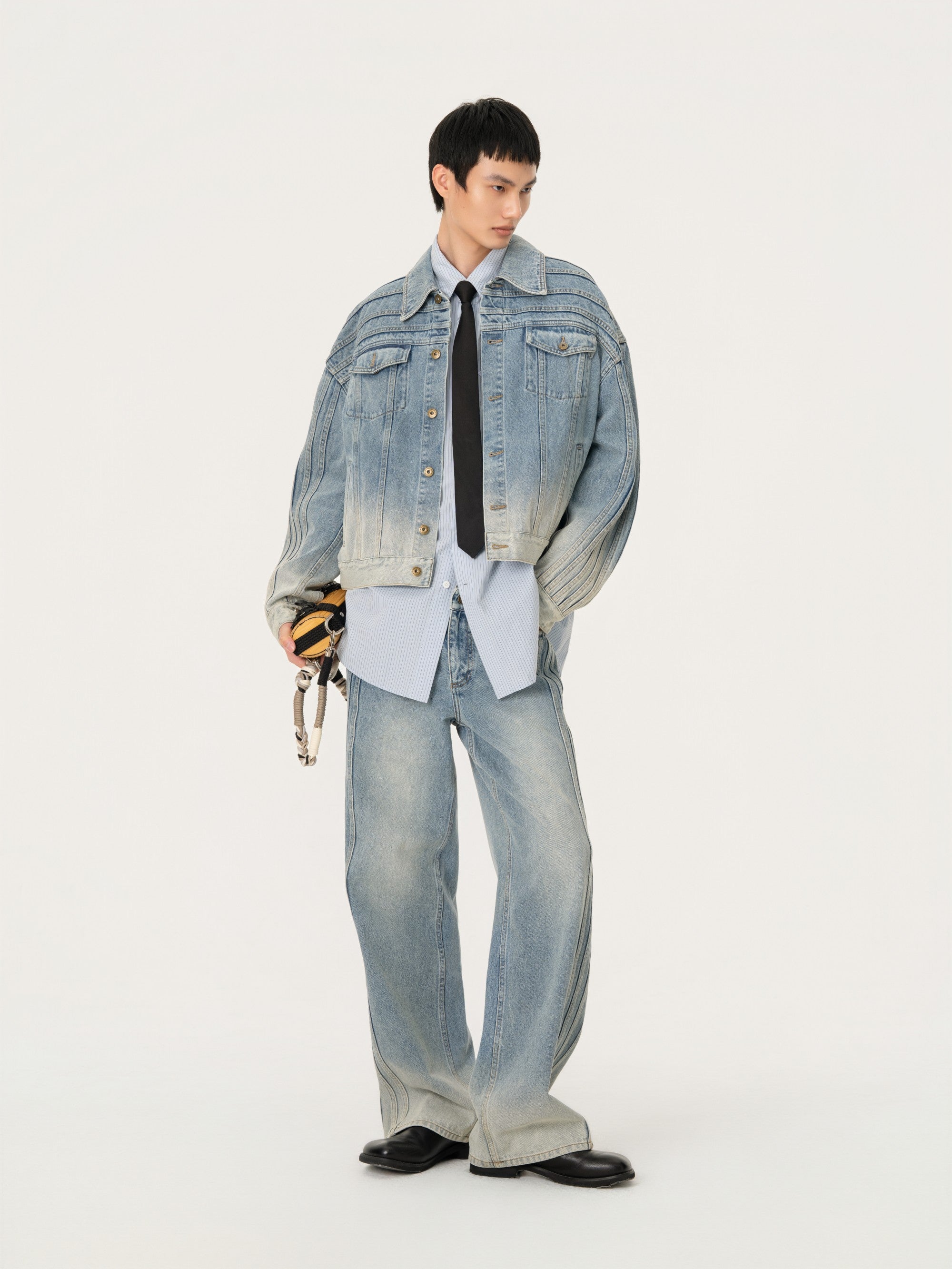 DECONSTRUCTED DENIM JACKET